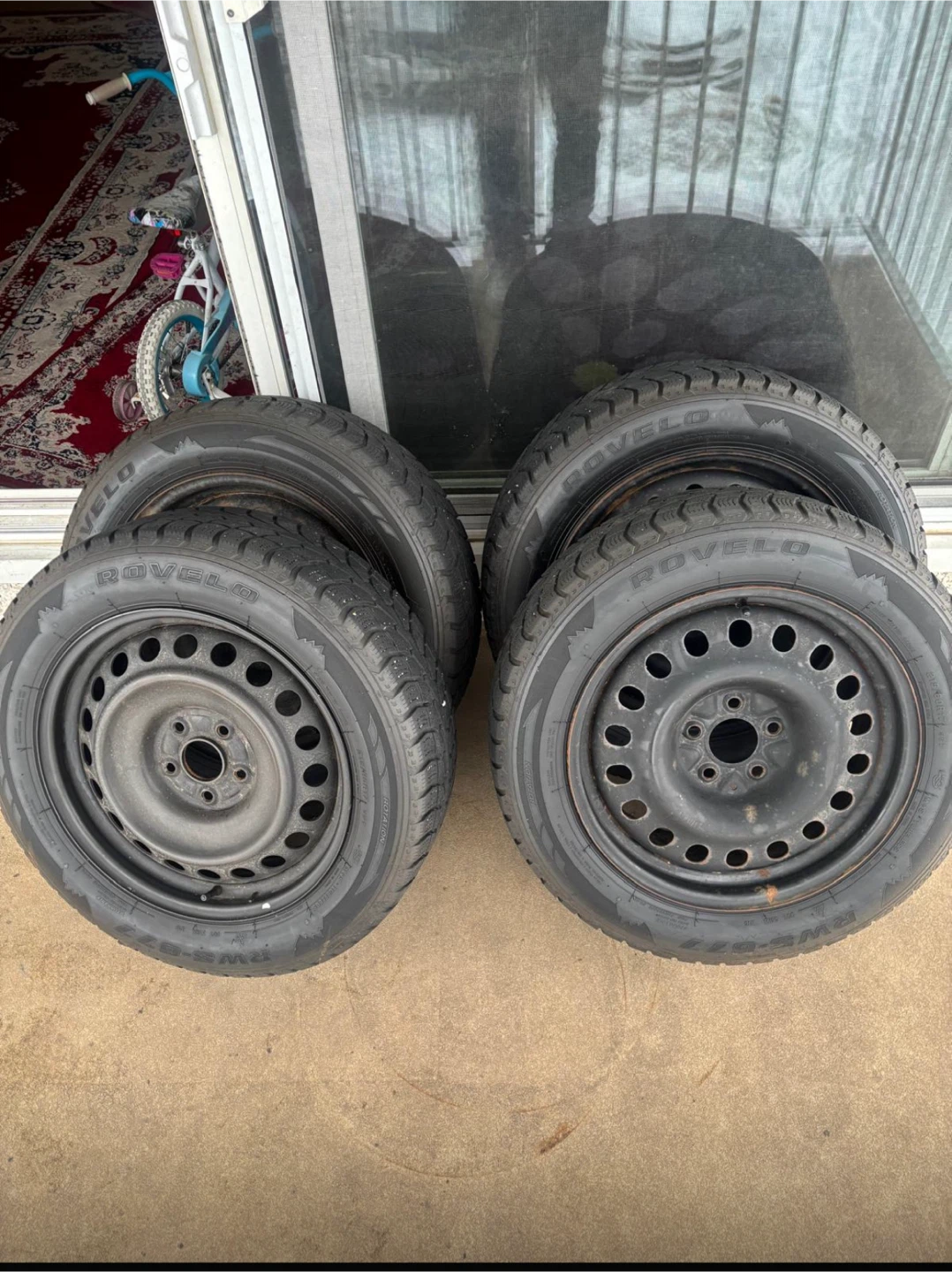 ROVELO 215/60R17 Winter Tires on Rims (Set of 4) - photo 3