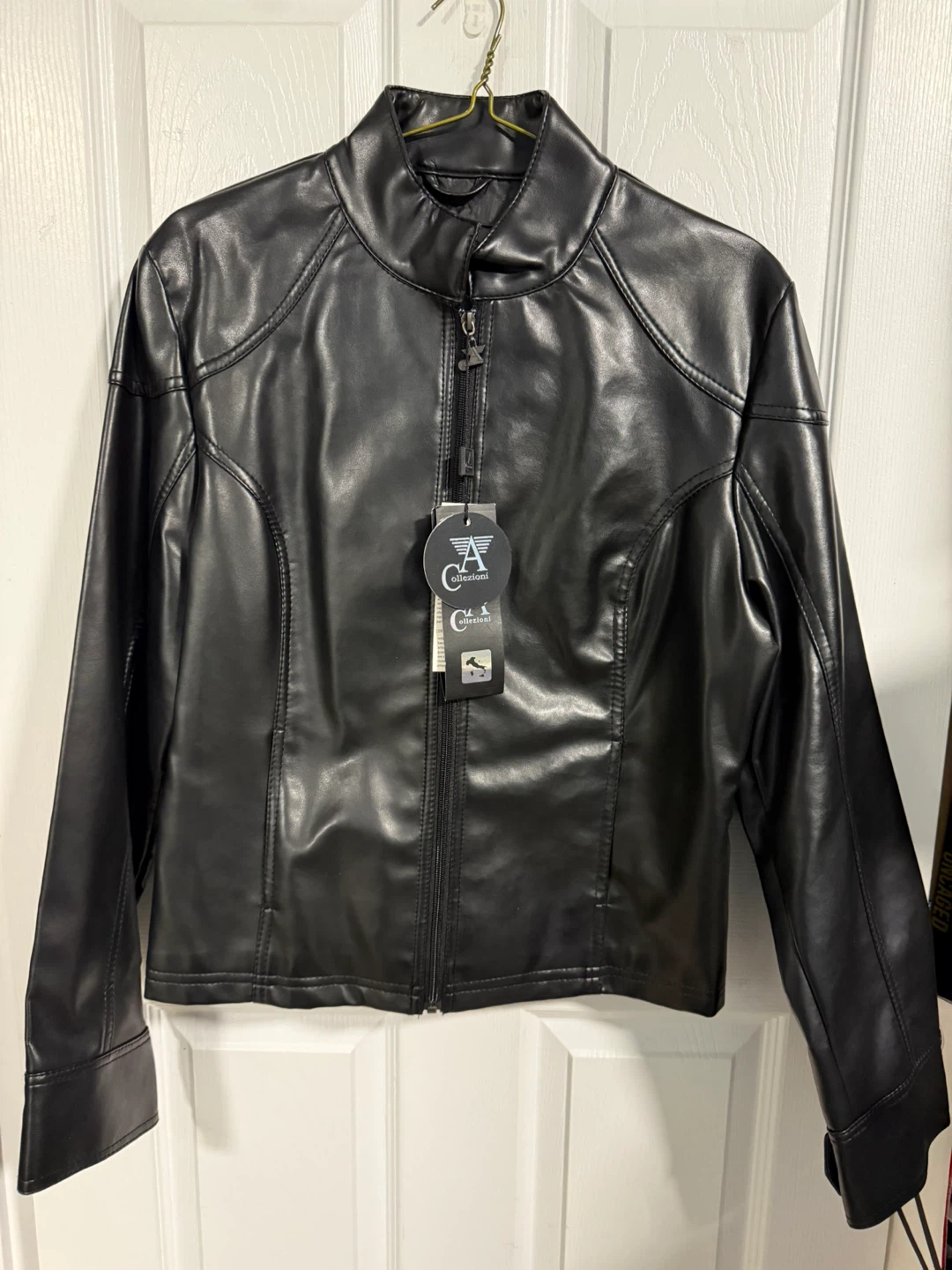 Black Leather Jacket - made in Italy - photo 2