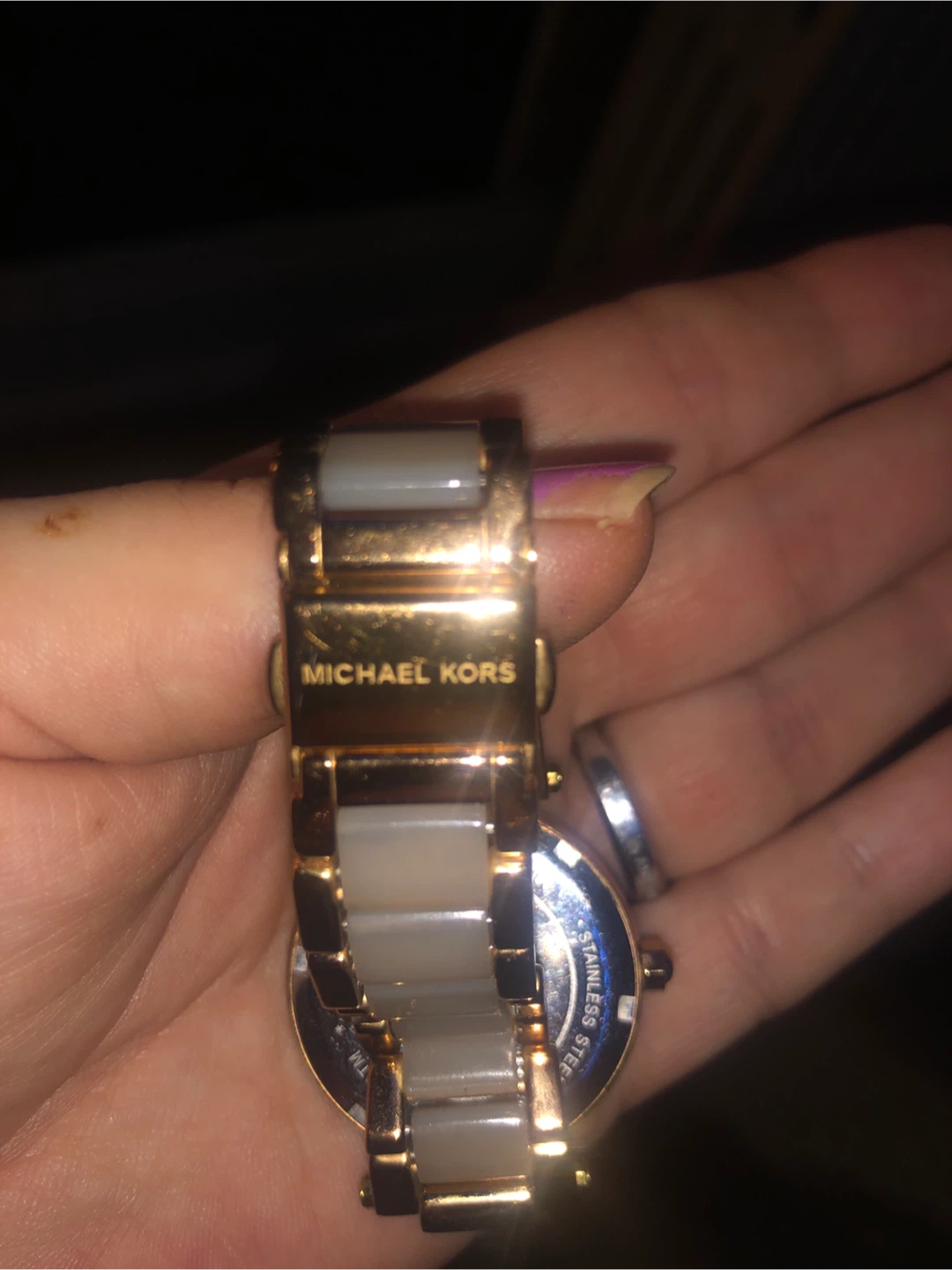 Michael Kors Women's Rose Gold & White Ceramic Watch - photo 2