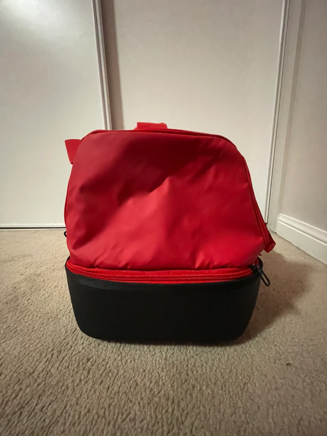 Brand New Nike Academy Team Hard-Case Duffel Bag – Red - photo 4