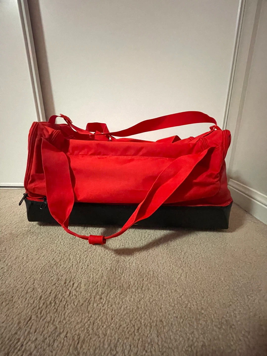 Brand New Nike Academy Team Hard-Case Duffel Bag – Red - photo 2