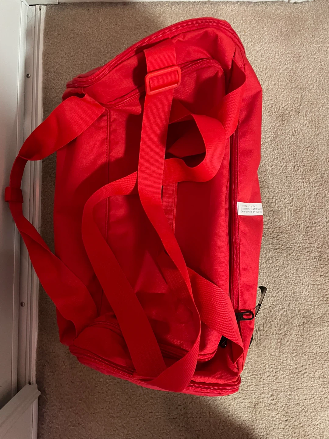 Brand New Nike Academy Team Hard-Case Duffel Bag – Red - photo 3