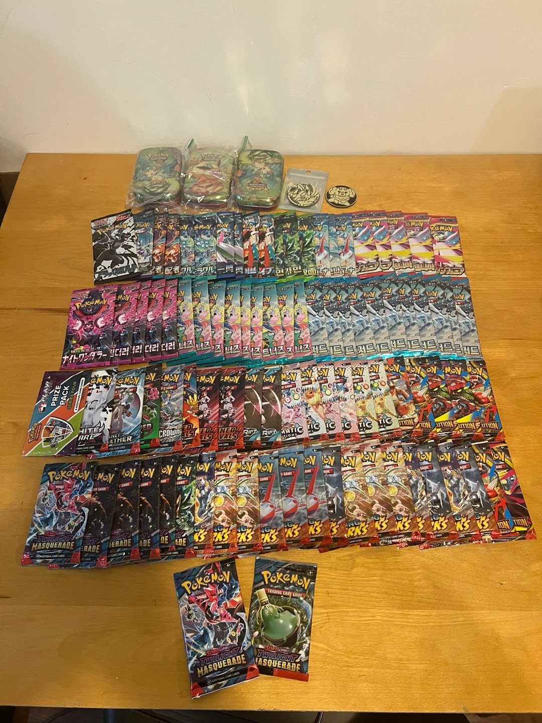 Pokemon Trading Card Game Booster Packs and Tins