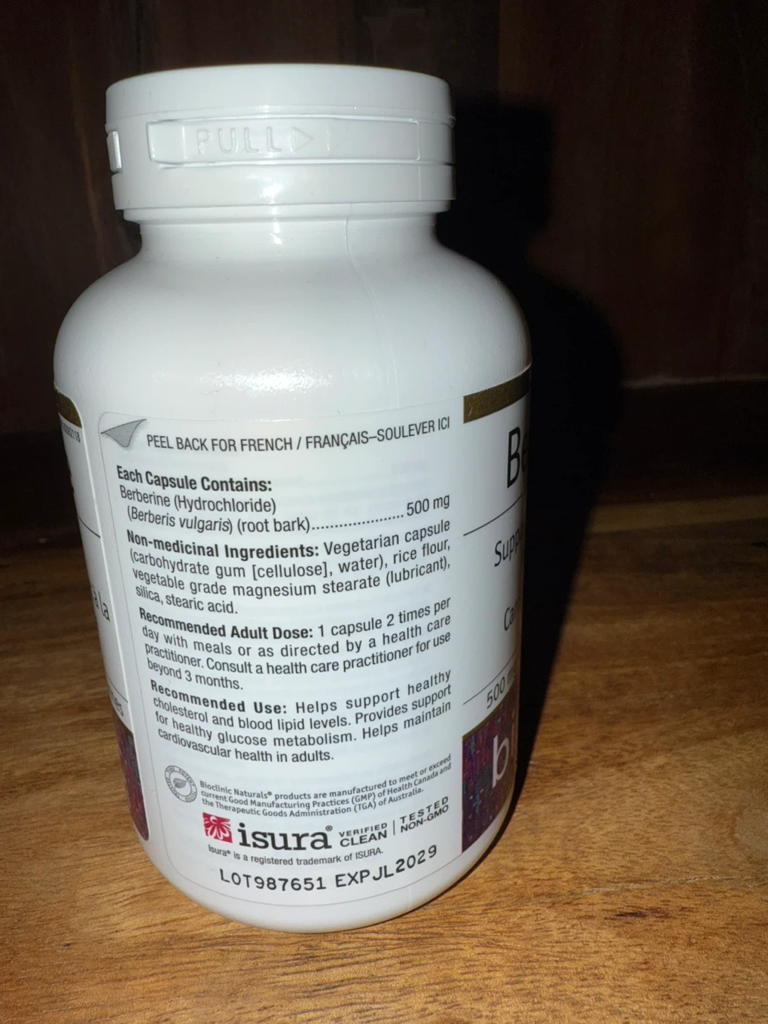 Bioclinic Naturals Berberine Vegetarian Capsules - 90 Count - photo 4