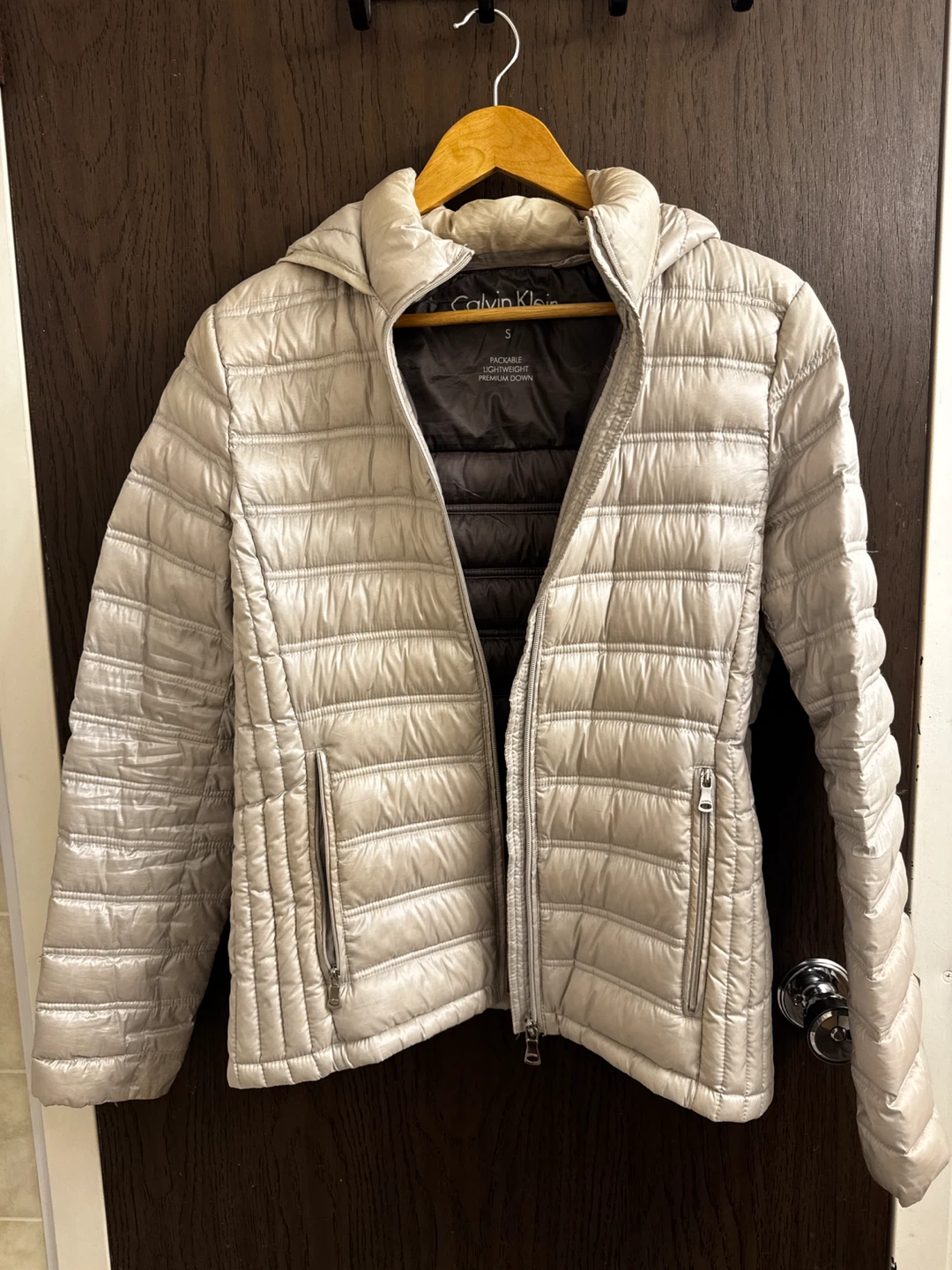 Calvin Klein Packable Lightweight Down Jacket - Size S
