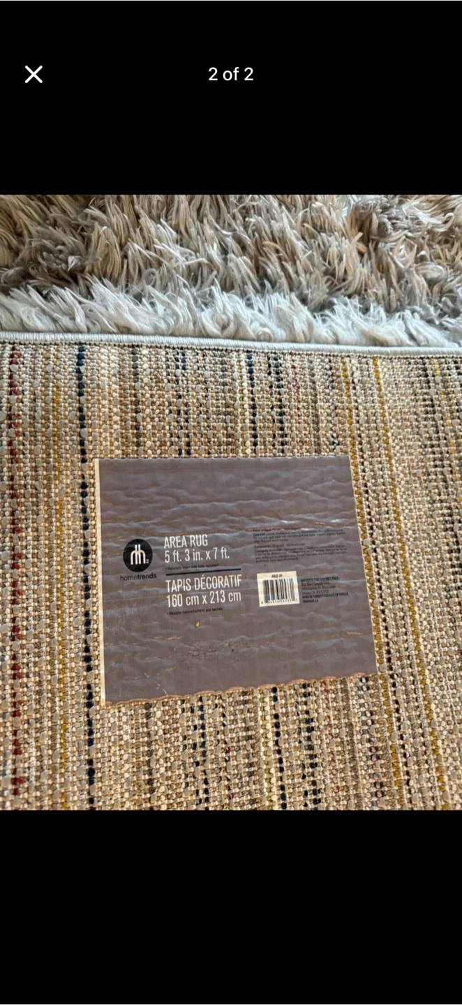 HomeTrends Grey Area Rug - 5 ft. 3 in. x 7 ft. - photo 2