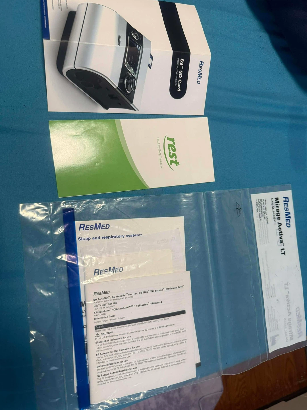 ResMed S9 AutoSet CPAP Machine with Bag and Accessories - photo 4