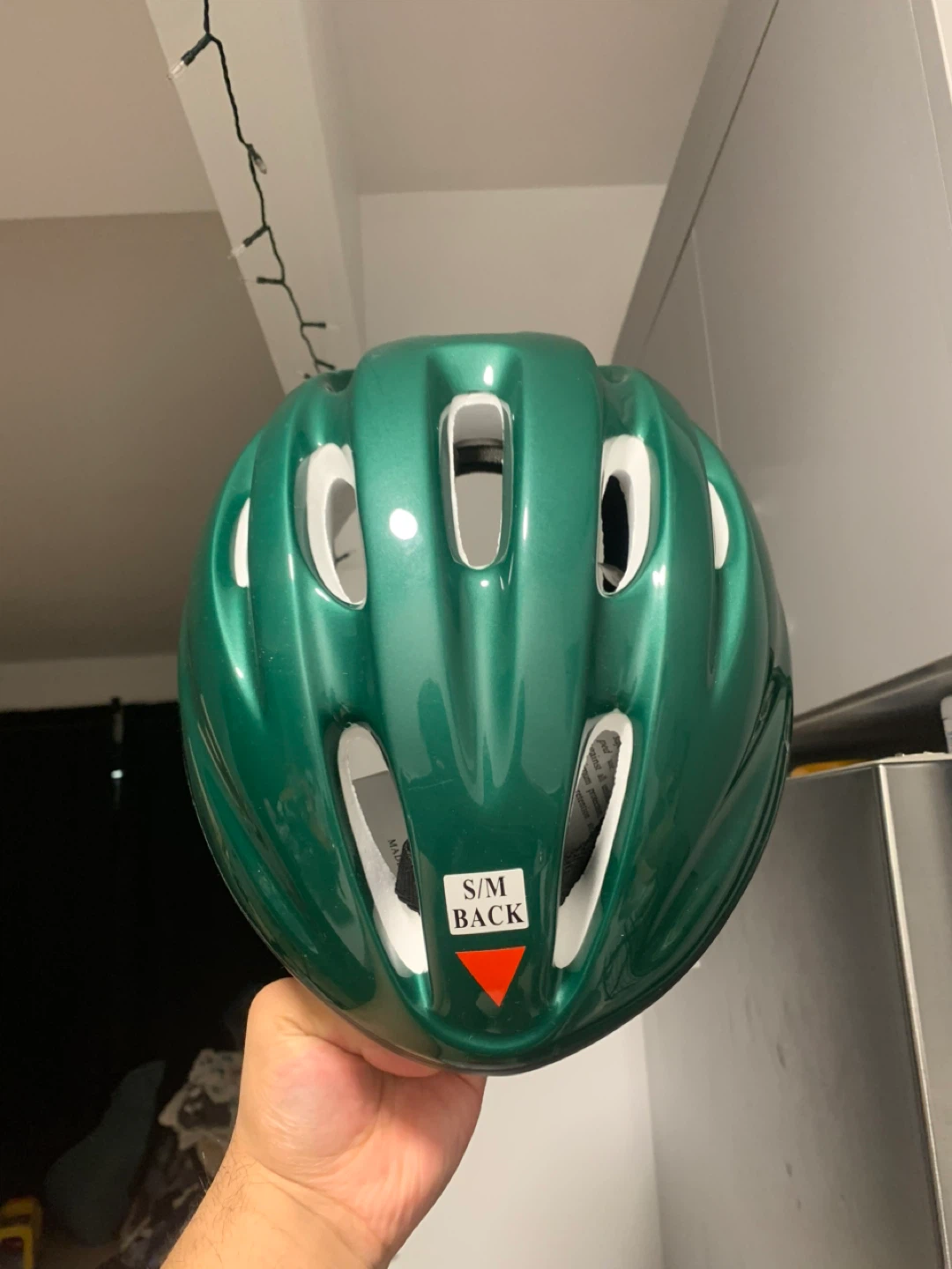 Green Bicycle Helmet S/M