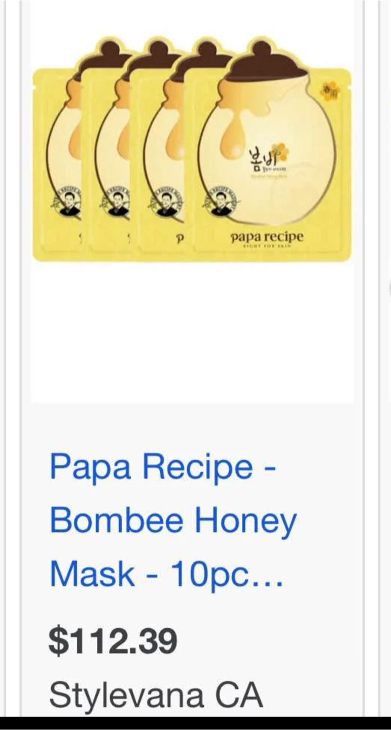 Papa Recipe Bombee Whitening Honey Mask Pack - 10 count - photo 3