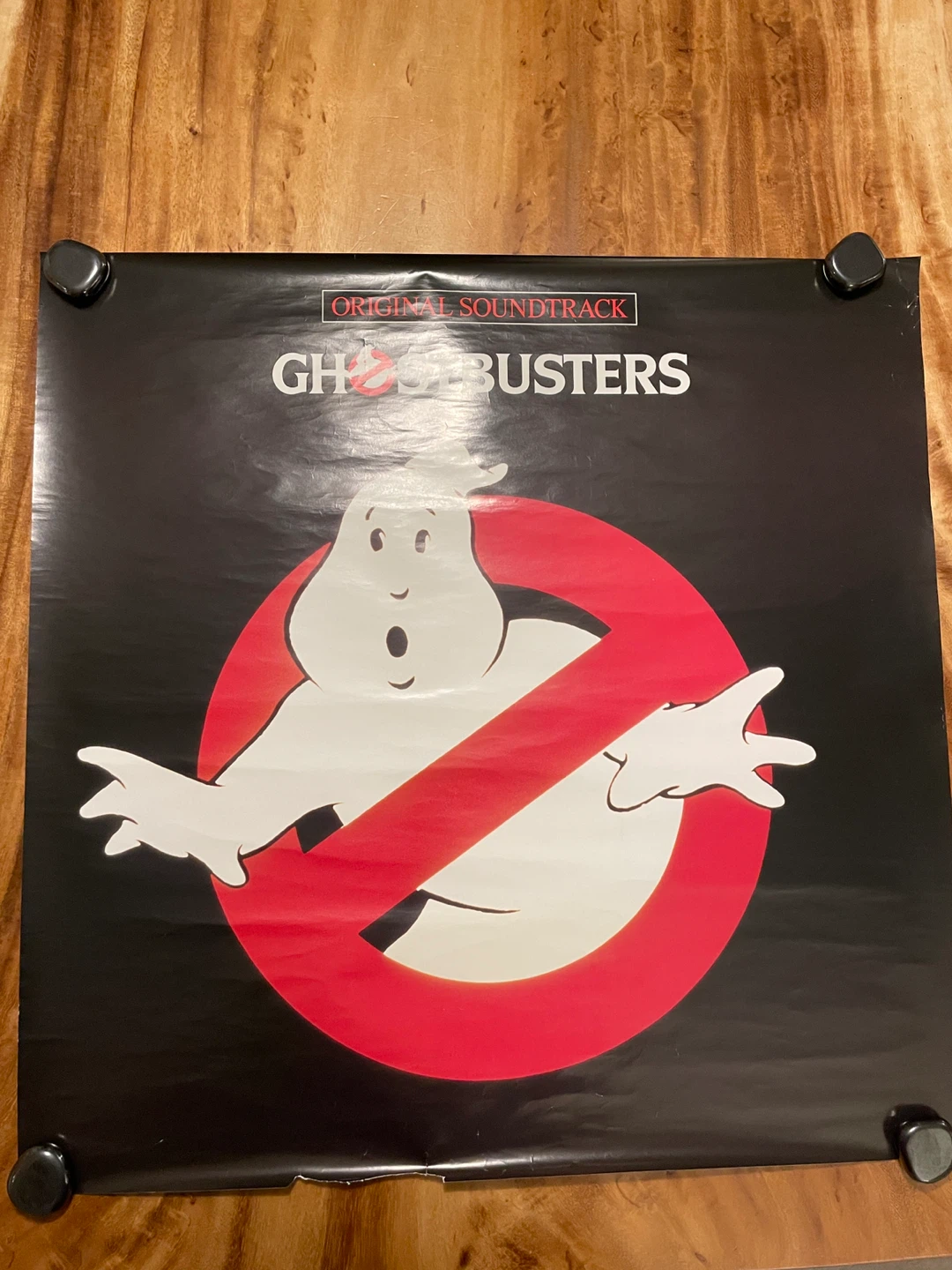 Ghostbusters Original Soundtrack Poster 1984 promo
