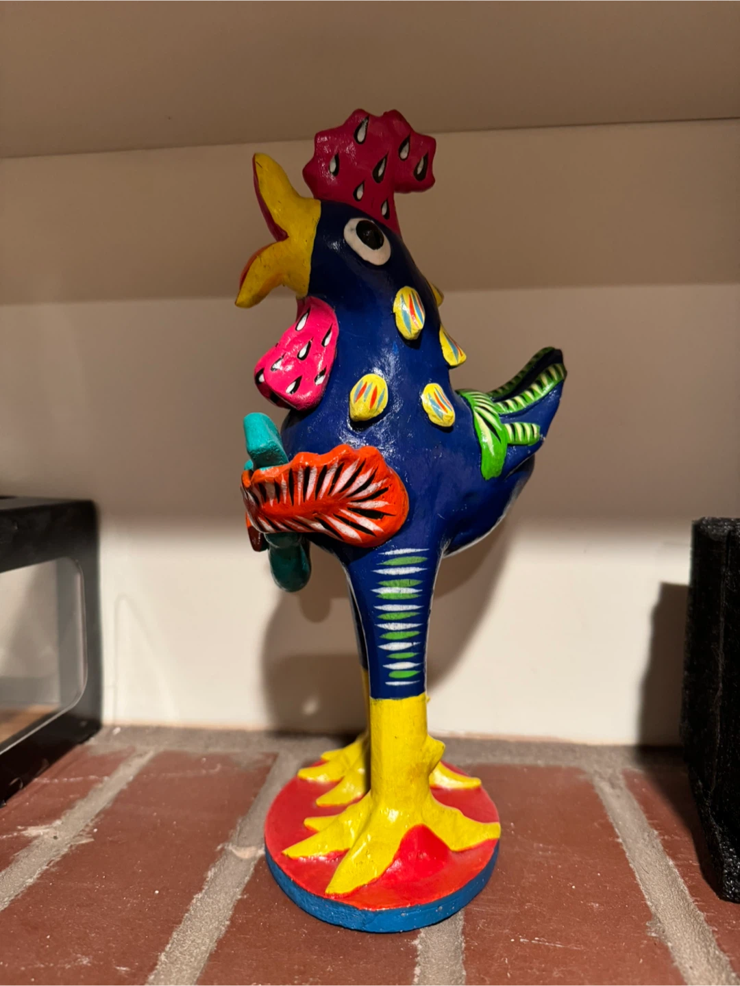 Colourful Rooster Figurine - photo 2