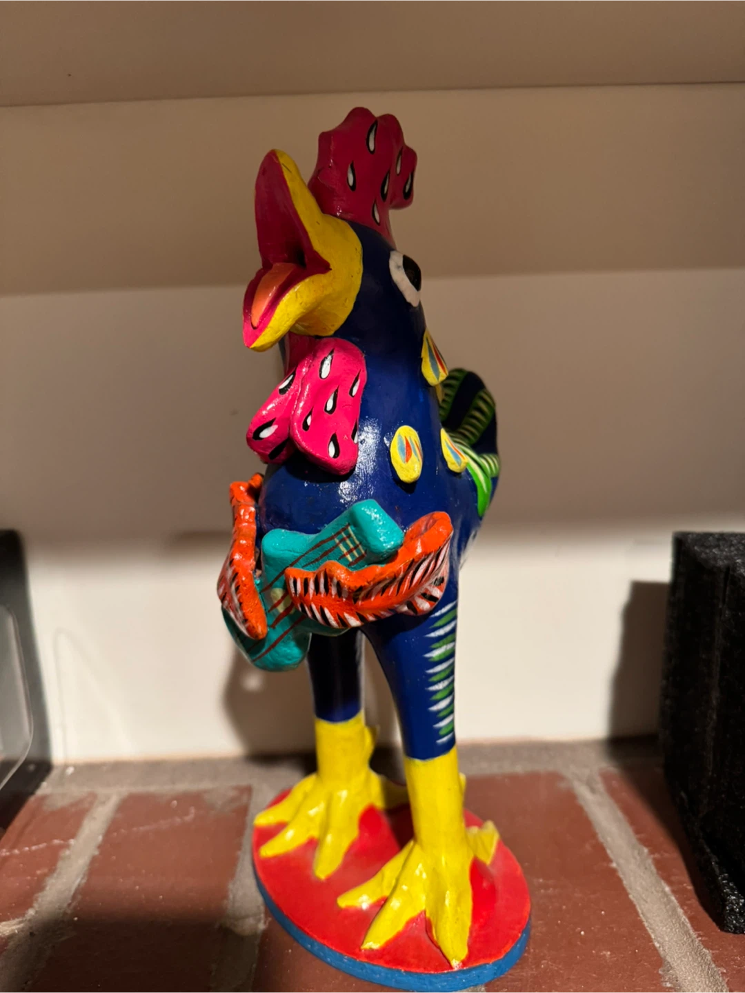 Colourful Rooster Figurine - photo 3