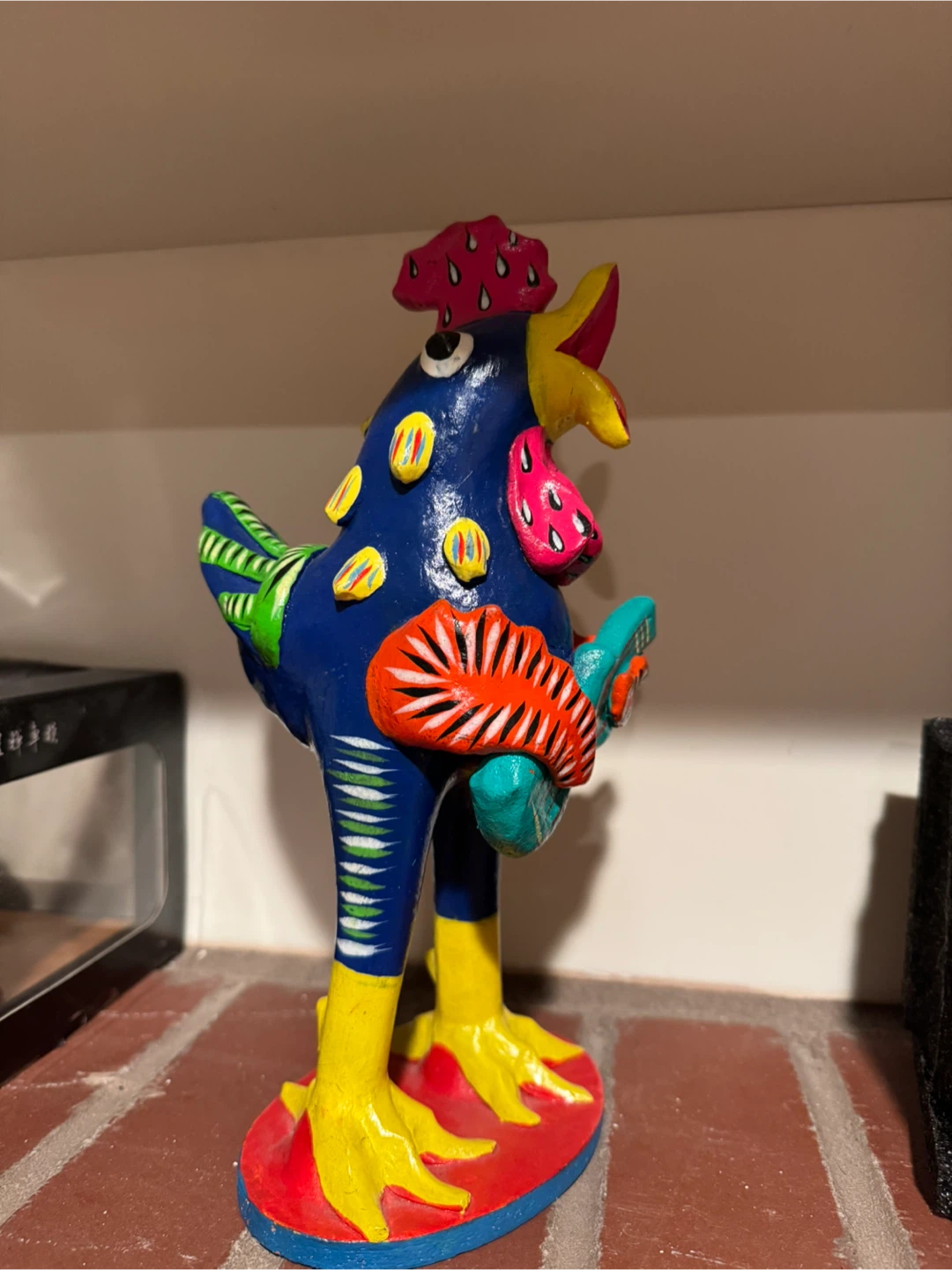 Colourful Rooster Figurine
