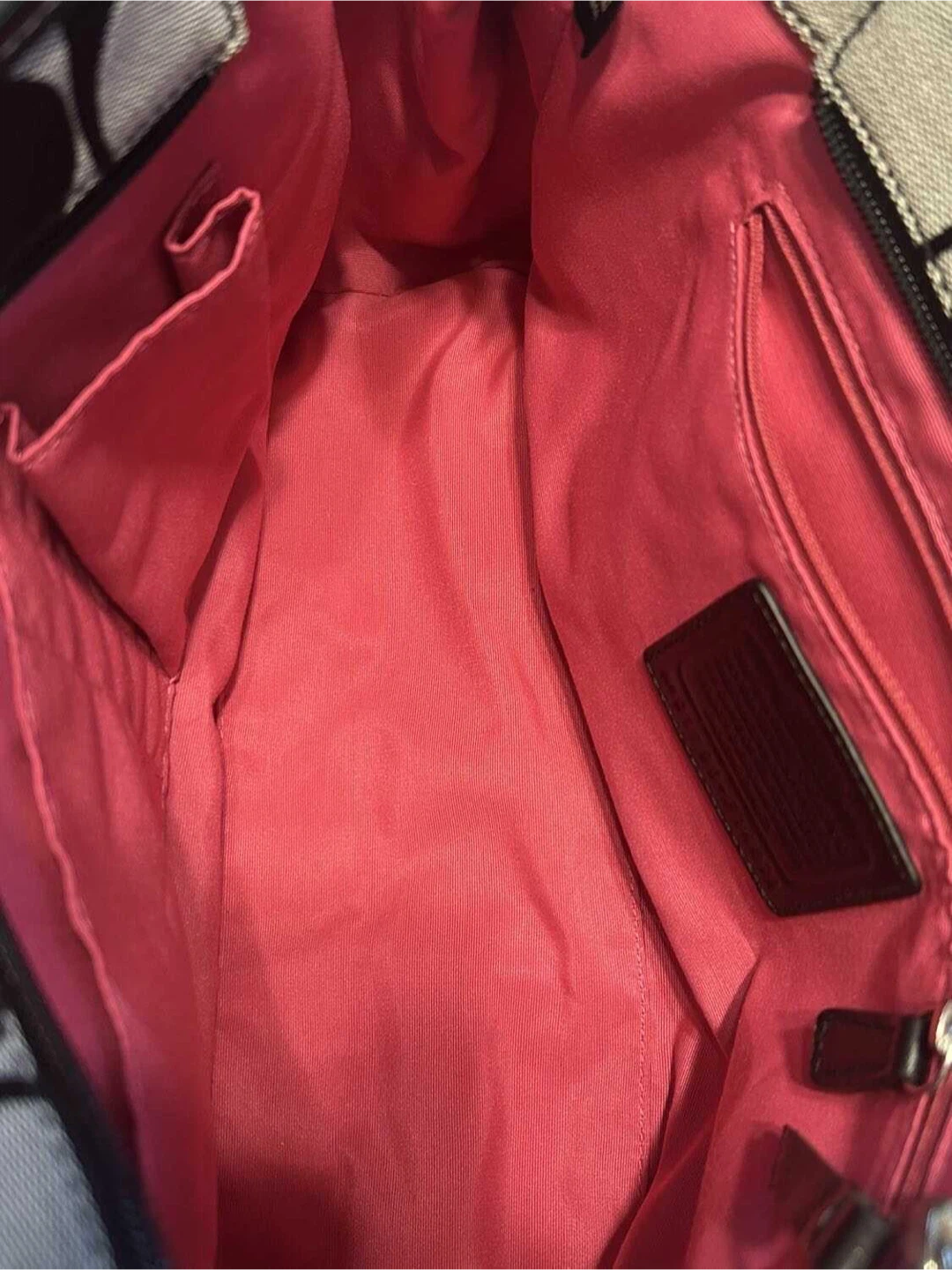 Coach Daisy Signature LG Tote SV/Black White/Black - photo 2
