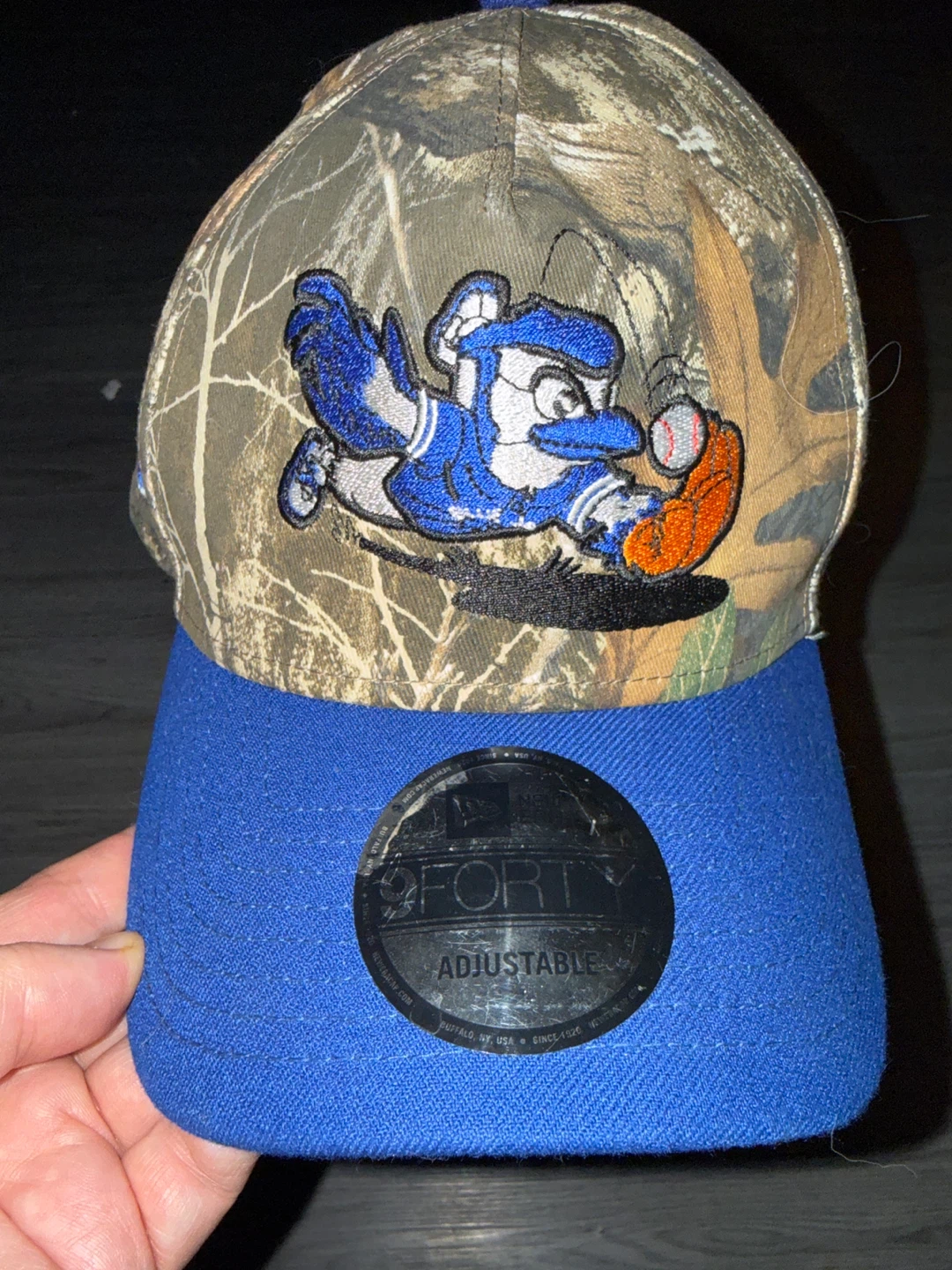 New Era Toronto Blue Jays Camo Adjustable Cap OSFA