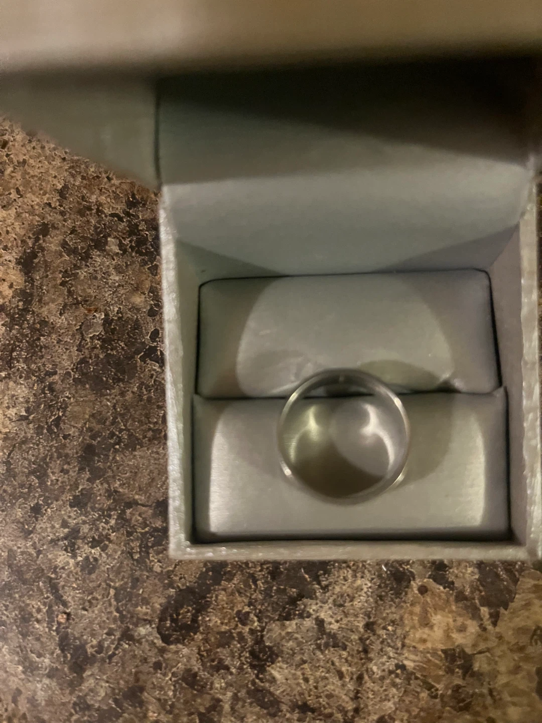 Silver wedding band