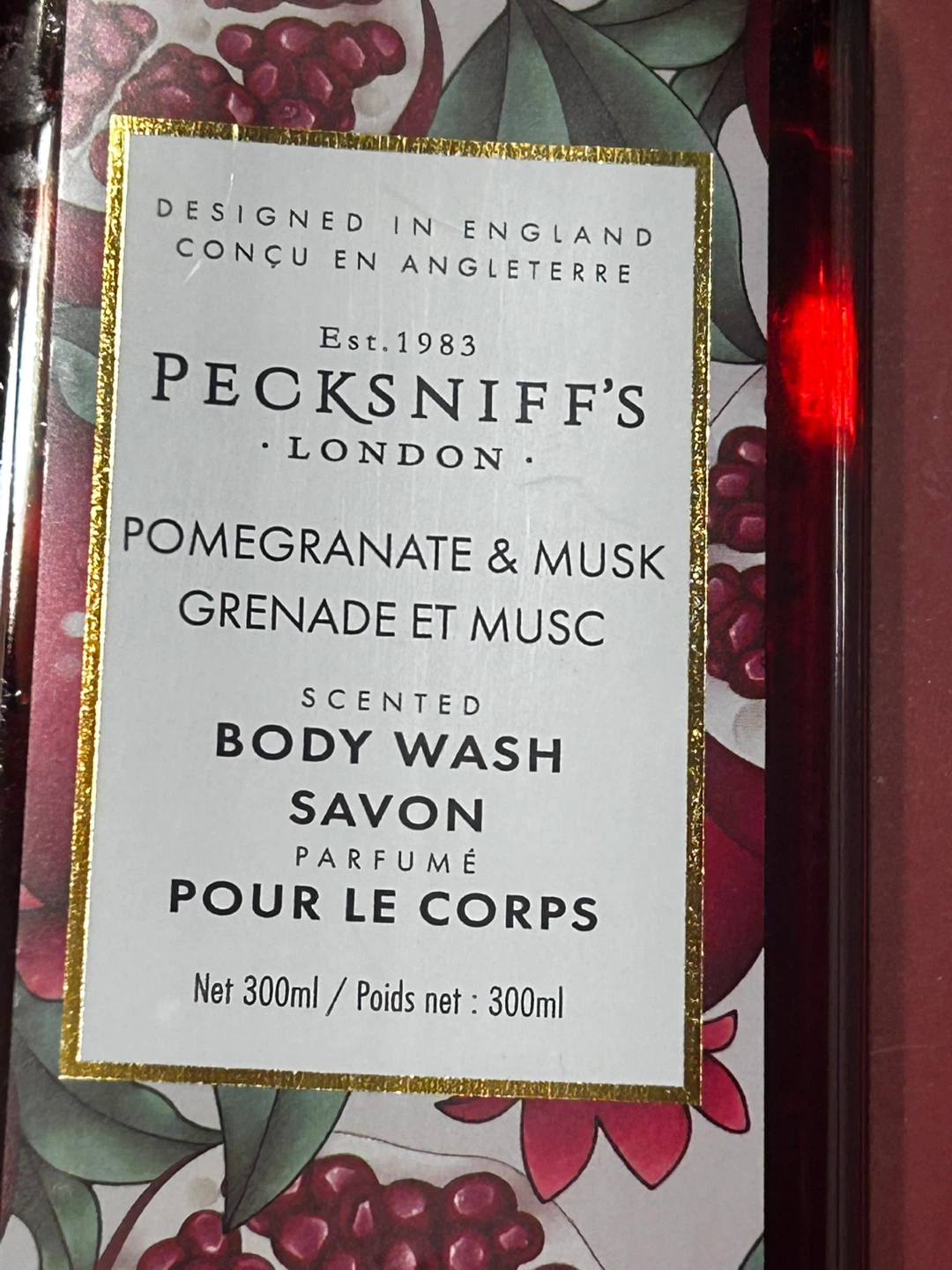 Pecksniff's Pomegranate & Musk Body Wash & Lotion Gift Set - photo 3
