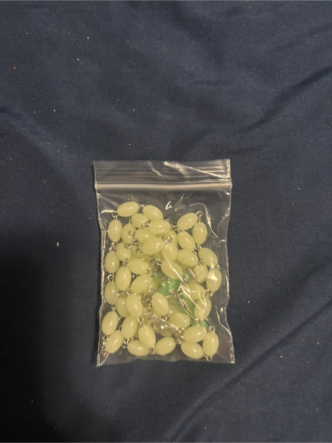 Glow-in-the-dark rosary beads