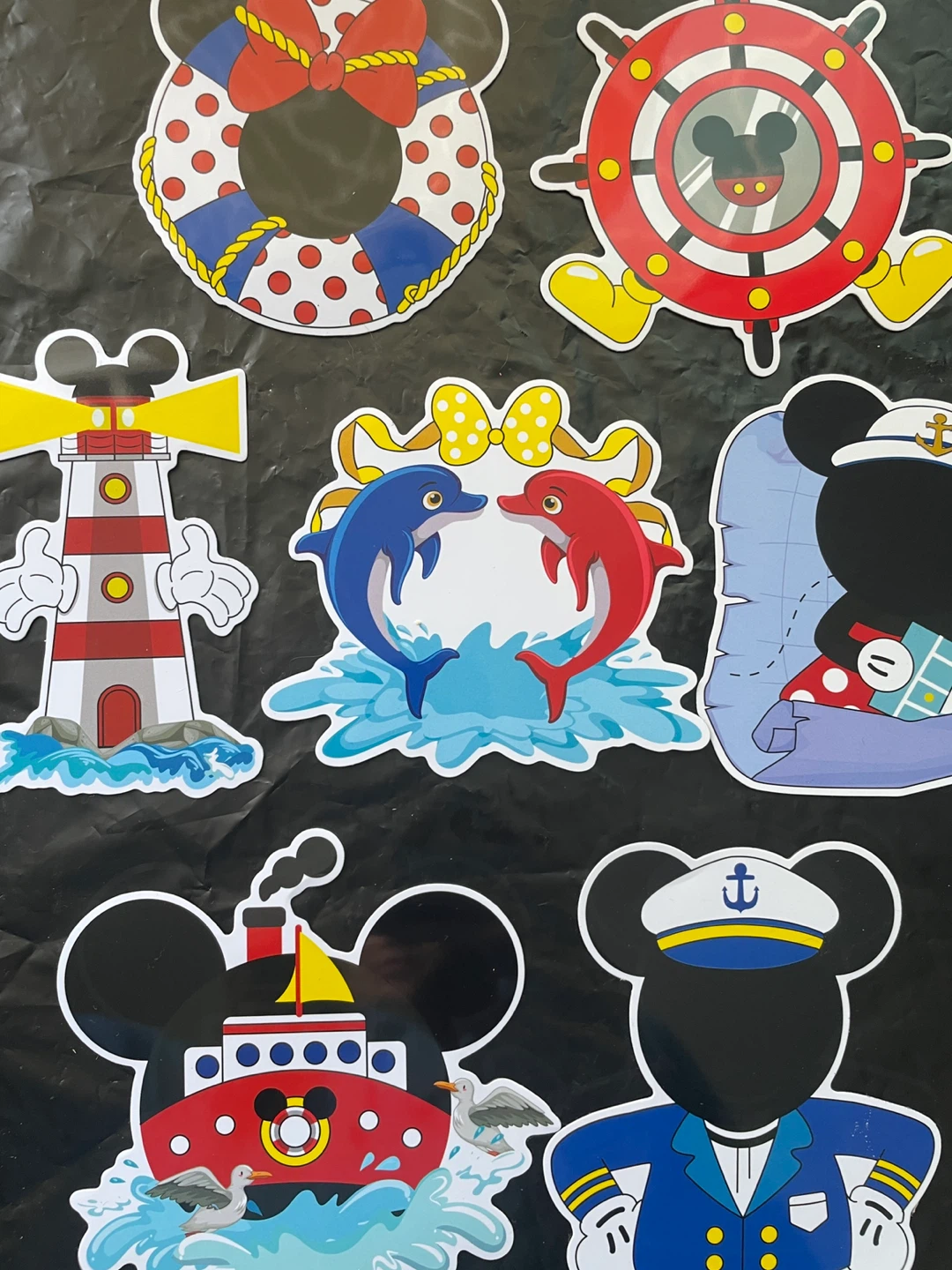 Disney Mickey Mouse Nautical  cruise door magnets