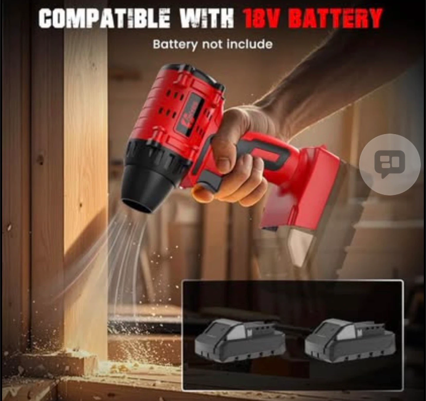 Cordless High Speed Leaf Blower / Air Duster - photo 5