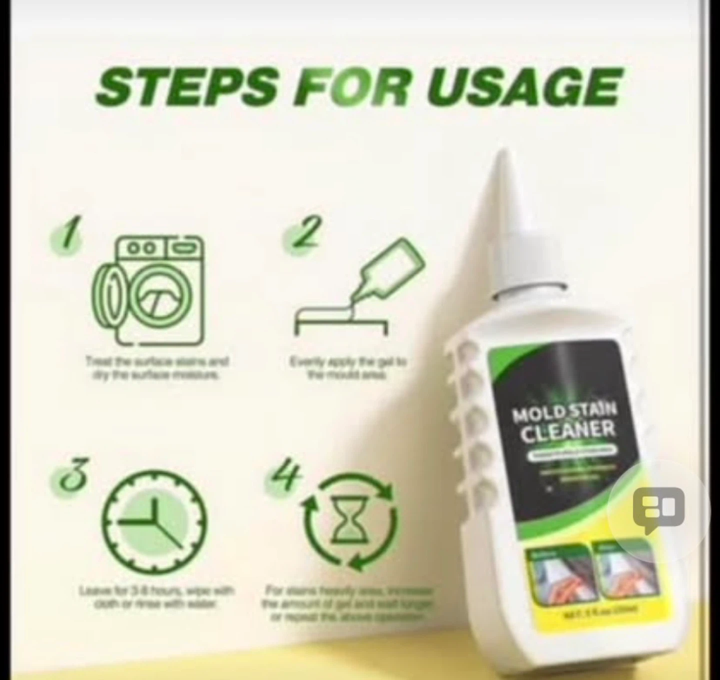 Mold Stain Cleaner Gel - 150ml - photo 4