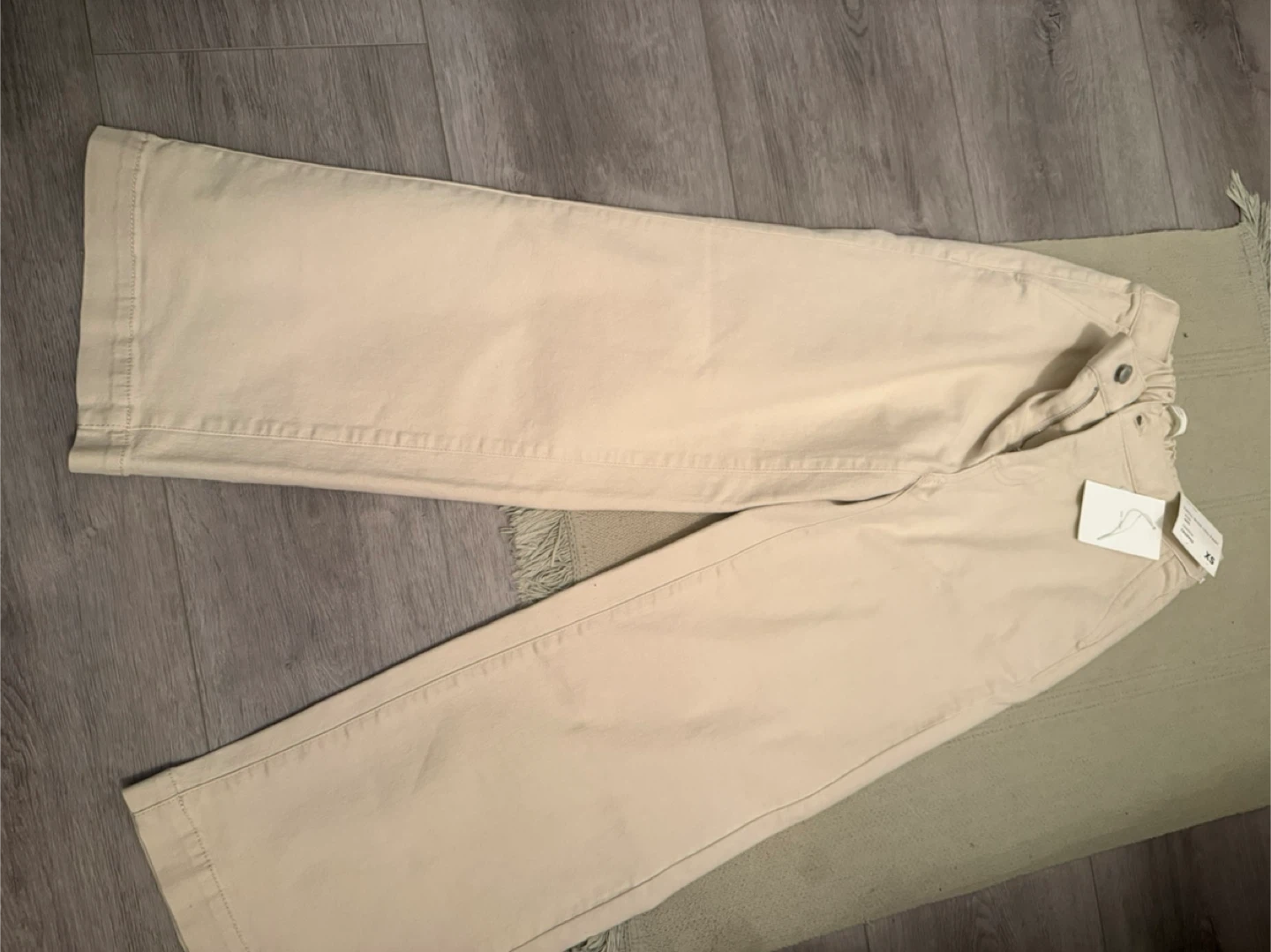 NEW Oak & Fort Twill Pants - Cream - XS - photo 2