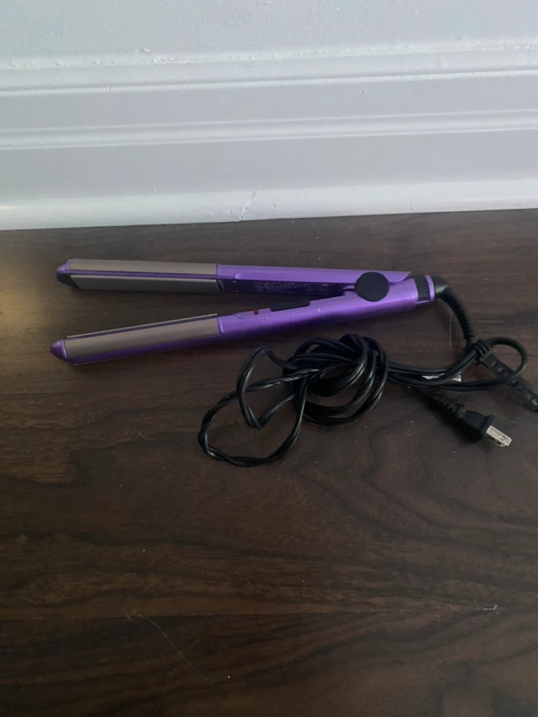 Purple Mini Flat Iron Hair Straightener