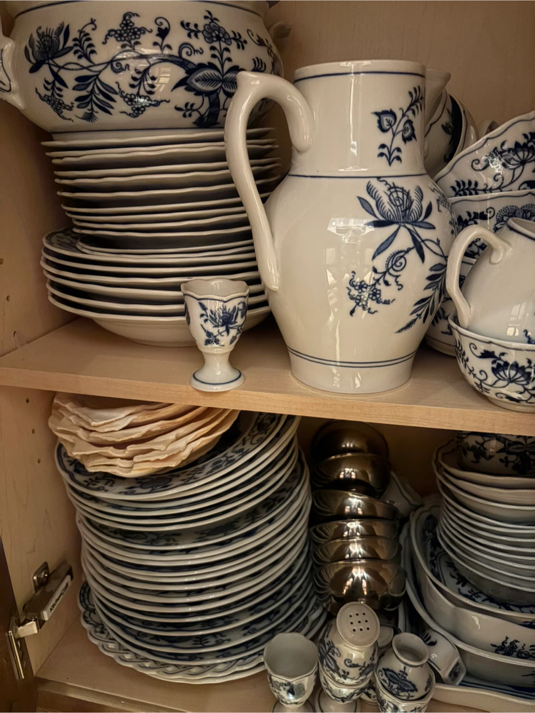 Blue Onion Pattern Ceramic Dinnerware Set - photo 2