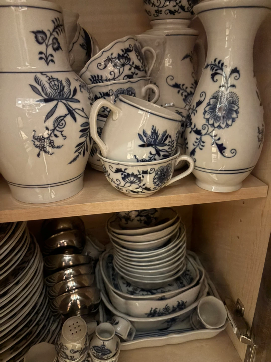 Blue Onion Pattern Ceramic Dinnerware Set - photo 3