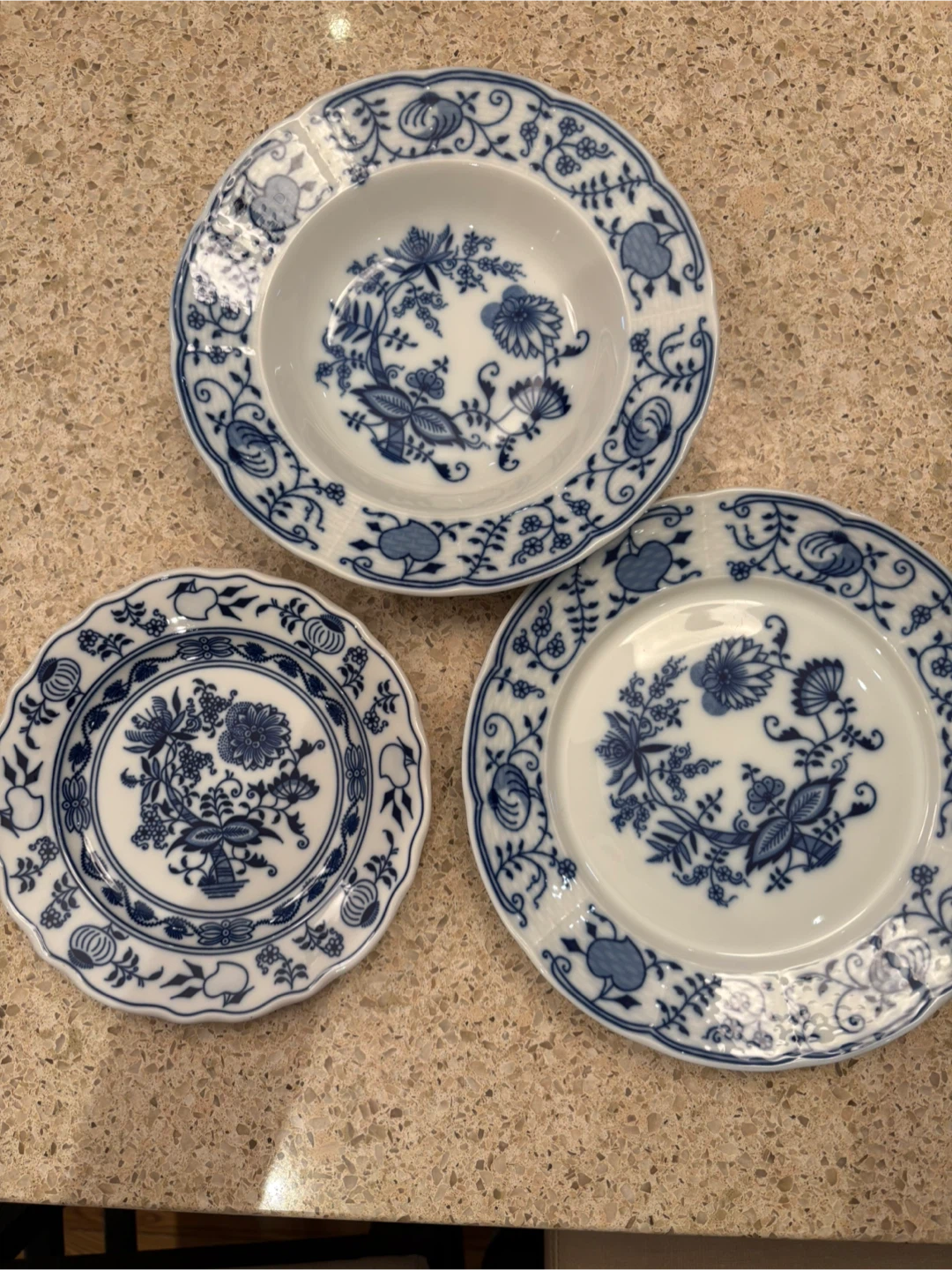 Blue Onion Pattern Ceramic Dinnerware Set