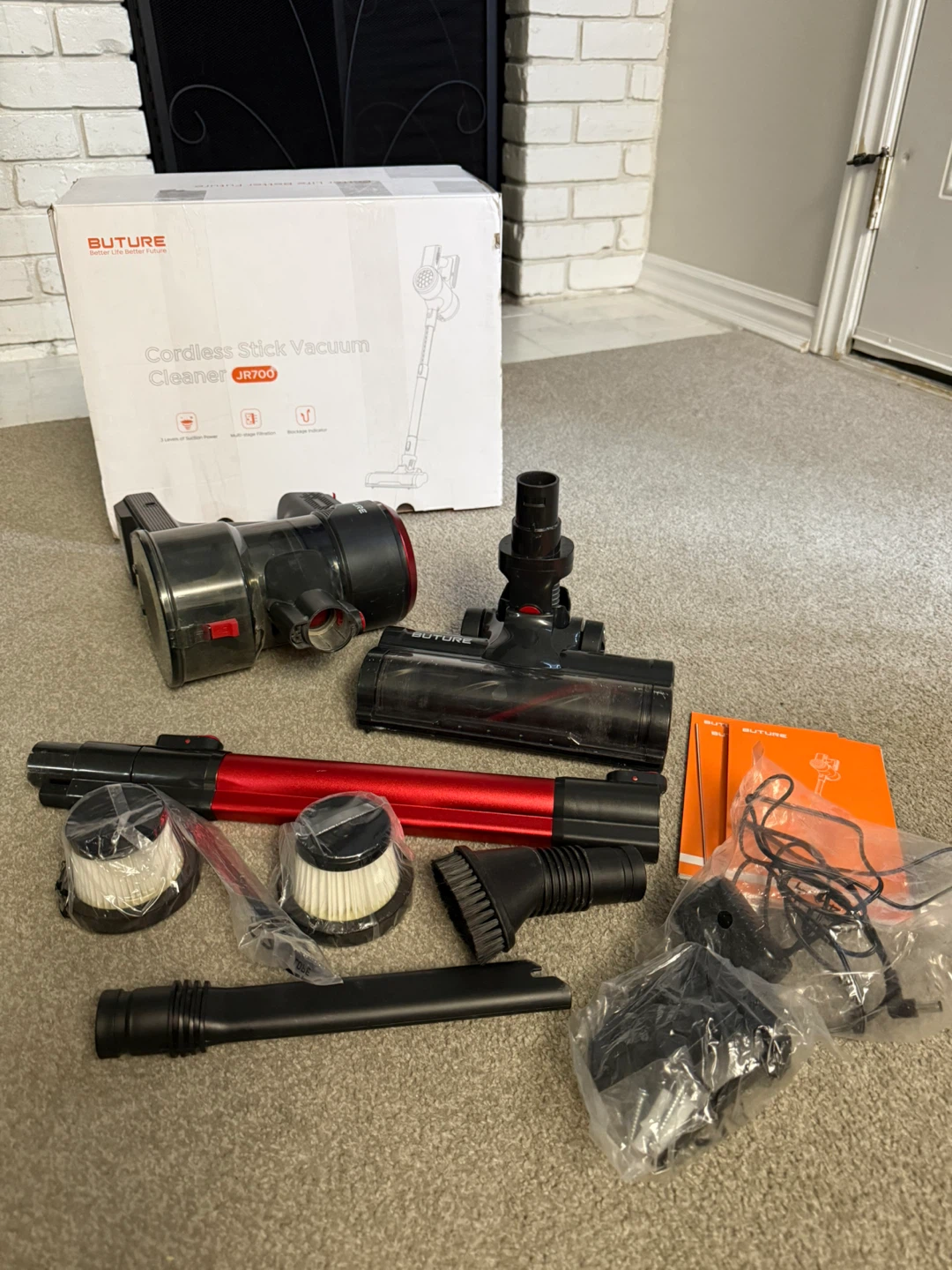 BUTURE JR700 Cordless Stick Vacuum Cleaner