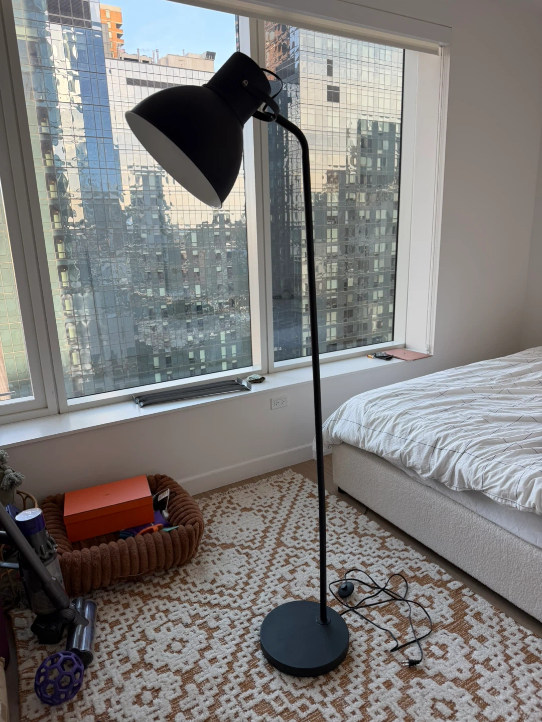 Modern Floor Lamp Tall Standing Light with Adjustable Shade - photo 4