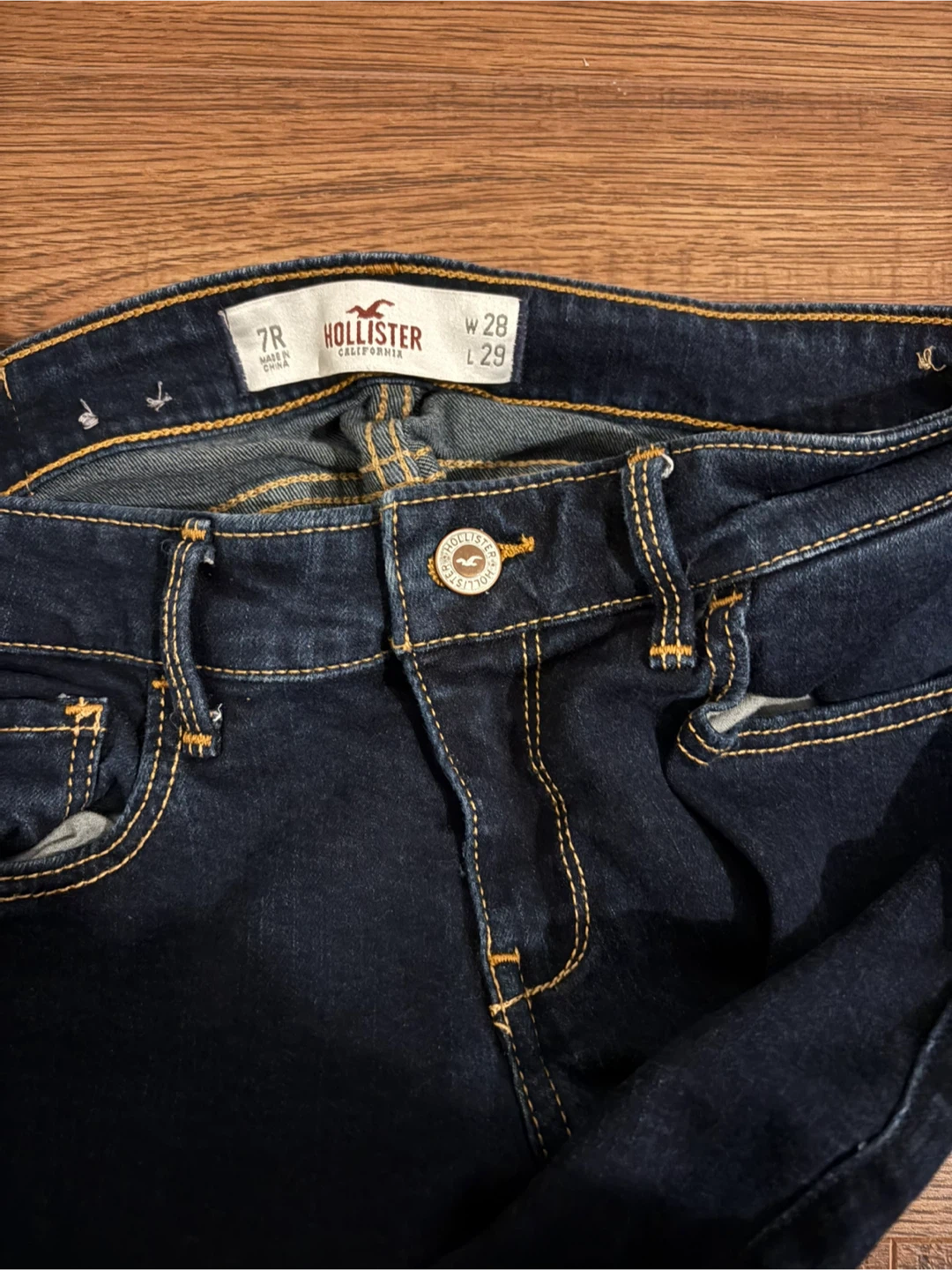 Hollister Women's Dark Wash Jeans Size 7R W28 L29