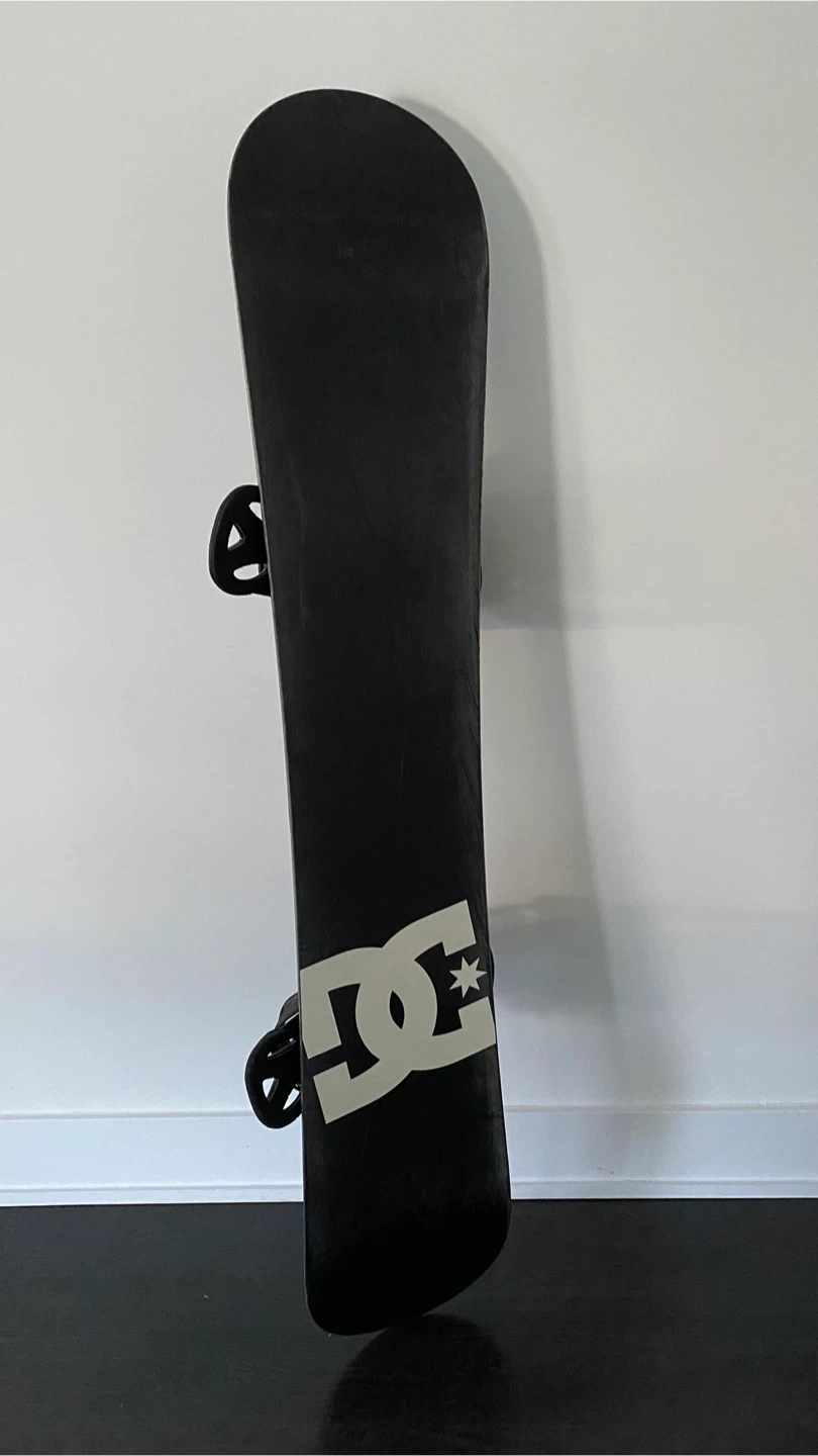 DC Snowboard with Burton Bindings