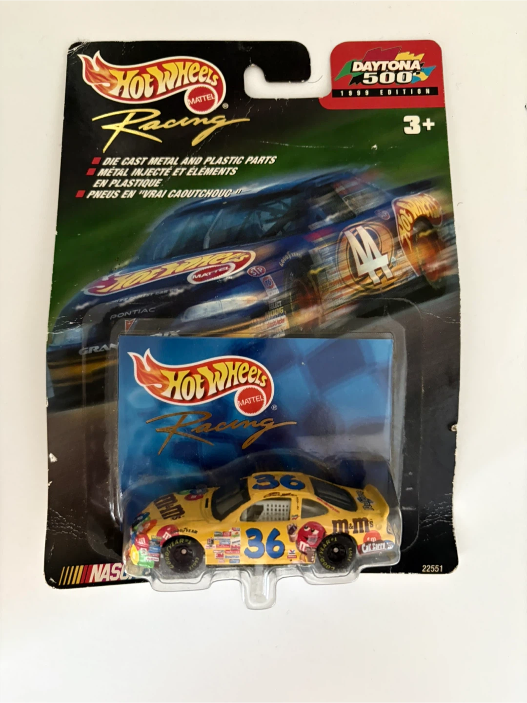 Hot Wheels Racing Daytona 500 M&M's #36 Car
