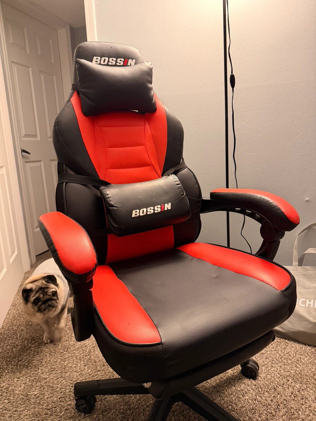 BOSSIN Gaming Chair - Black/Red - photo 2