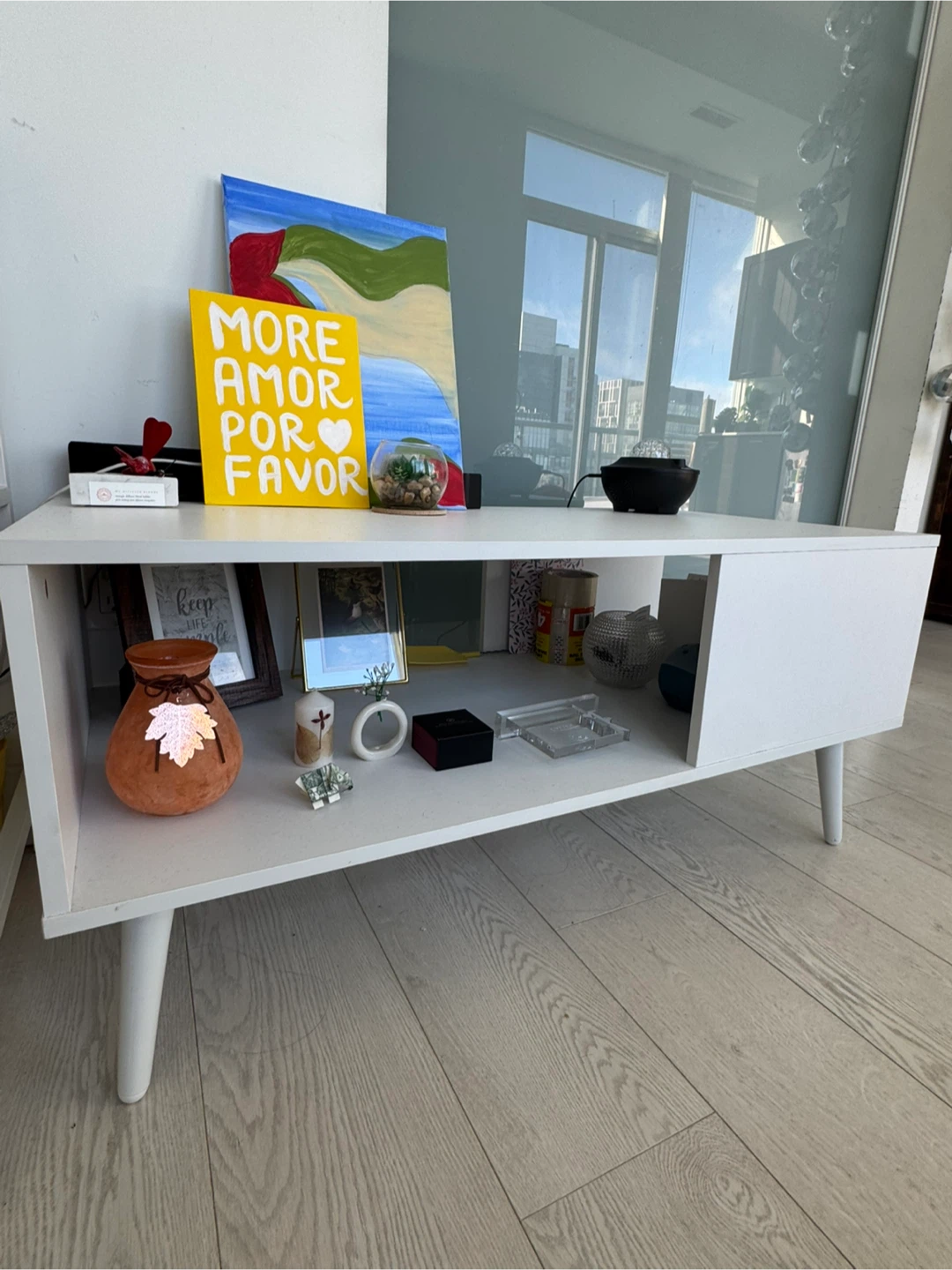 Modern TV Stand / Coffee Table – Multi-Purpose Storage Unit