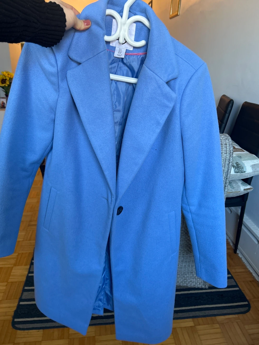 Dept. 19 Blue Wool Blend Coat - Size 8 - photo 4