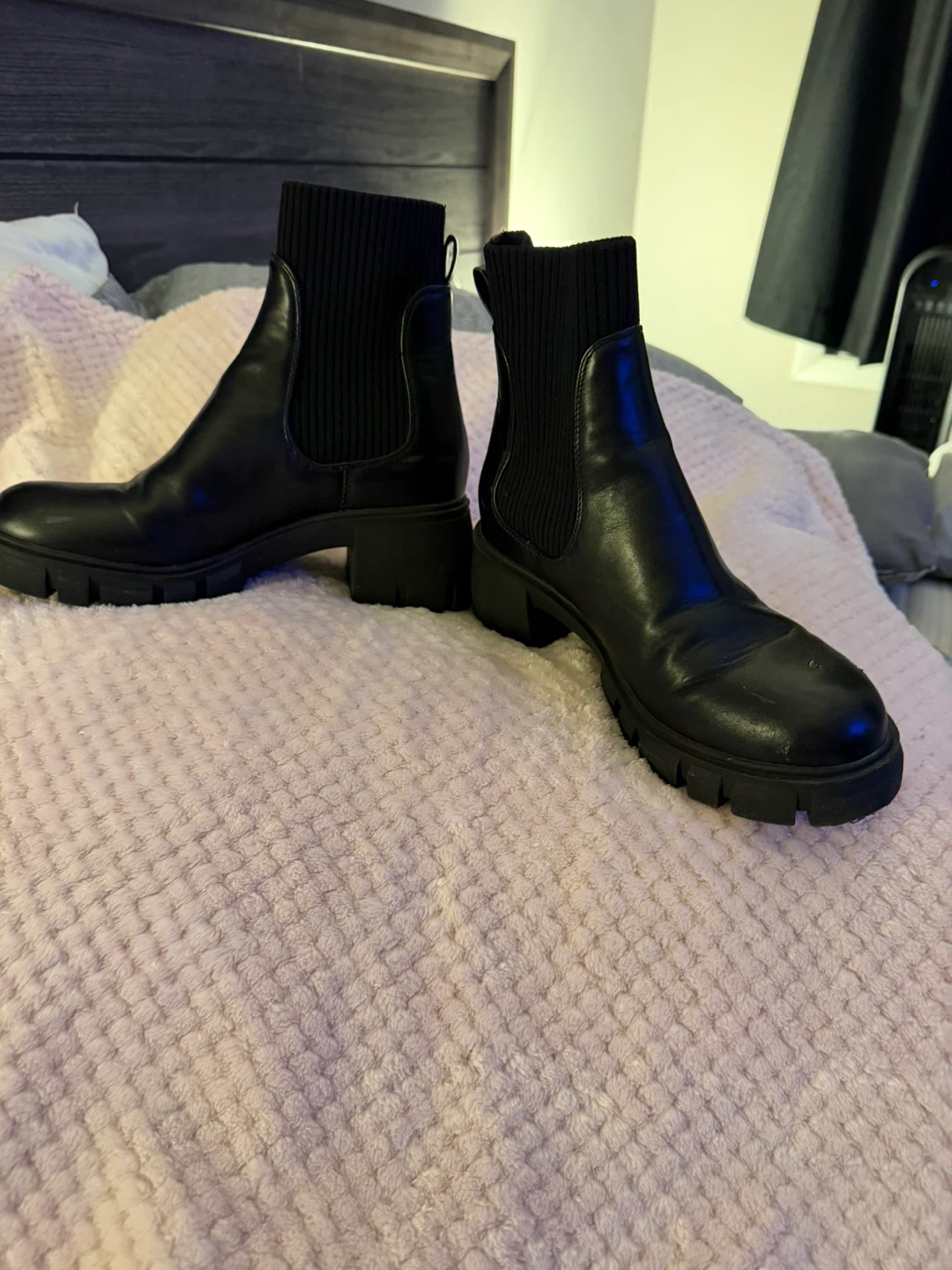 Steve Madden Black Chunky Chelsea Boots - photo 2
