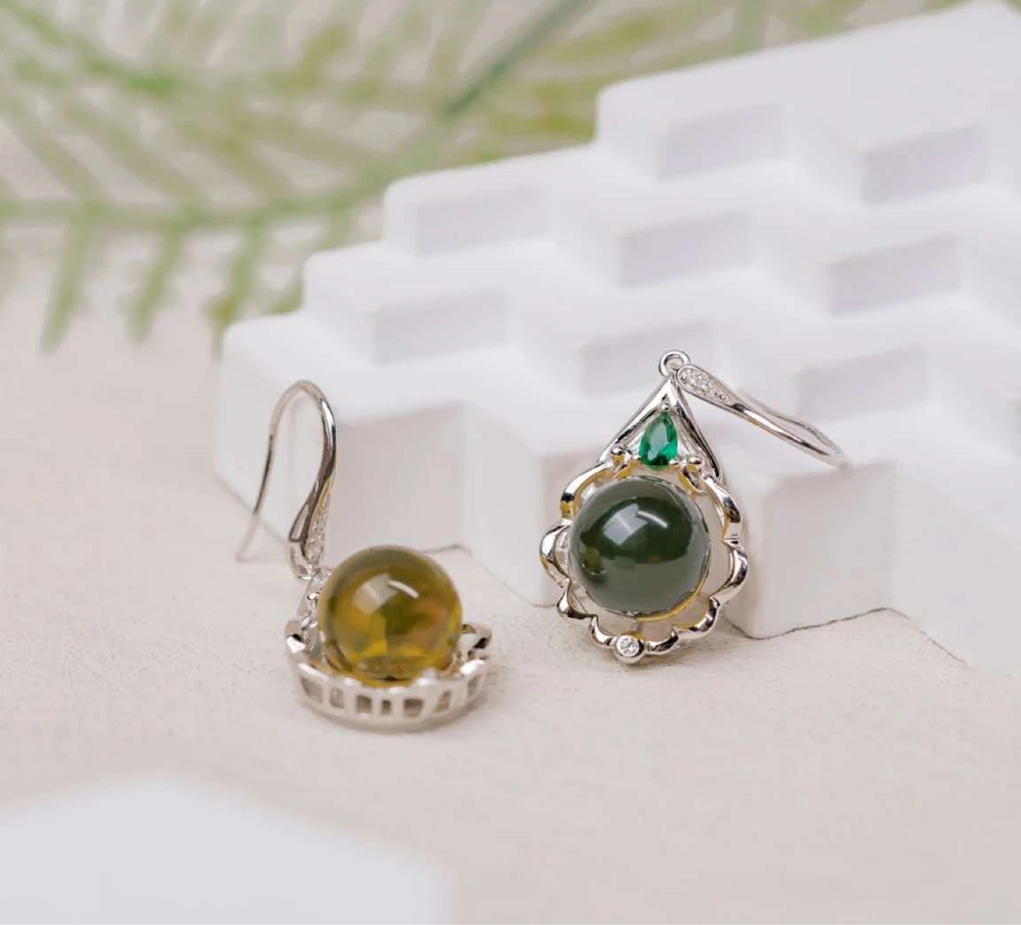 Amber Gemstone Earrings & Ring Set - photo 4