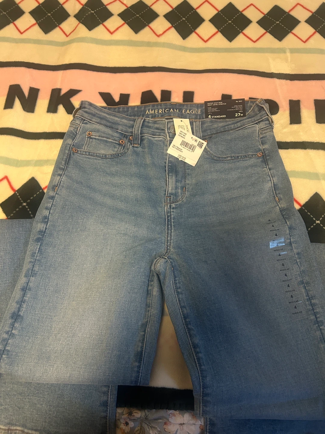 American Eagle Outfitters Flare Jeans Size 4 Regular