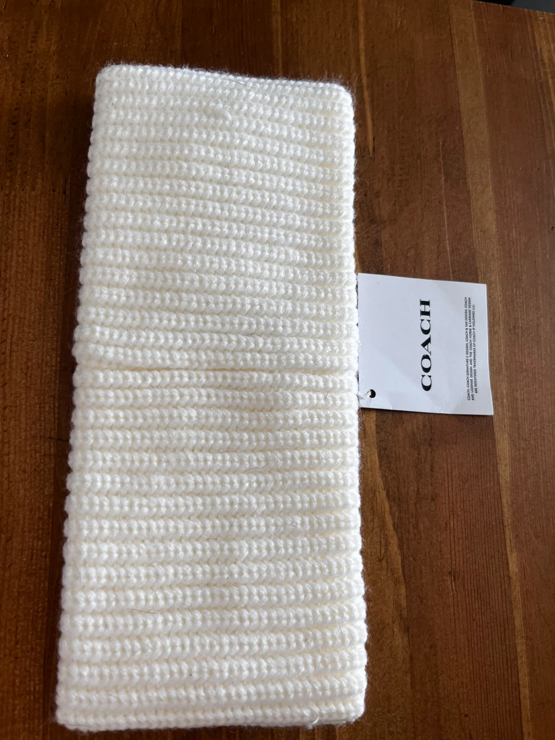 Coach Logo Headband - Cream - photo 3