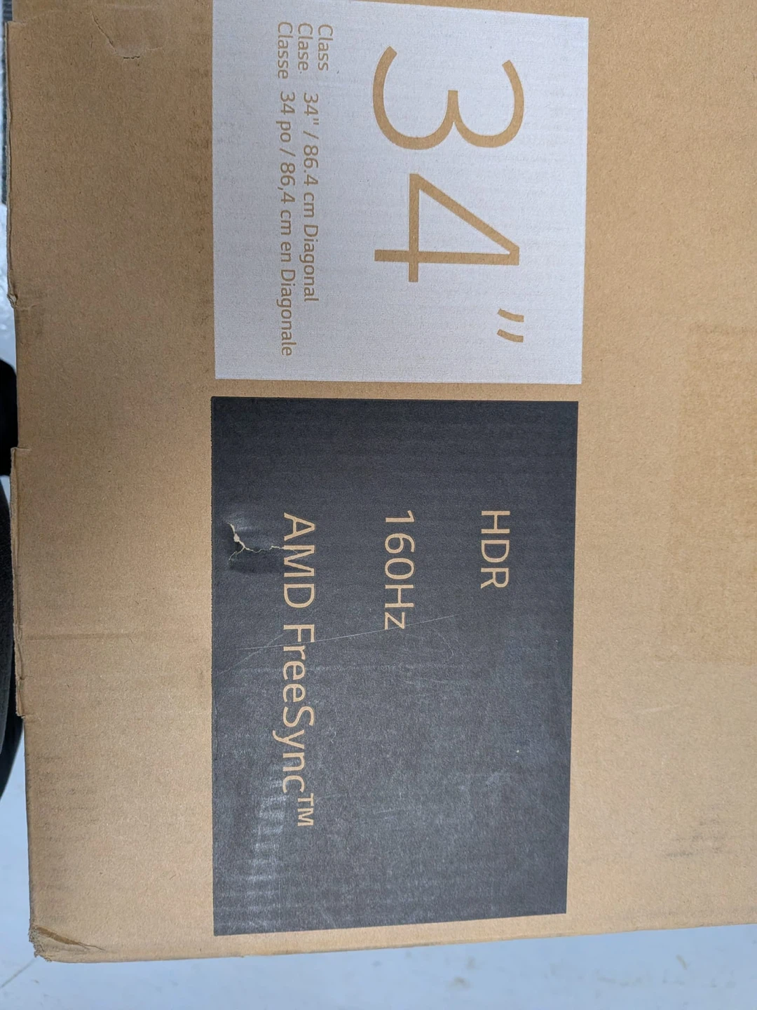 LG 34" UltraWide Curved Monitor 34WP60C