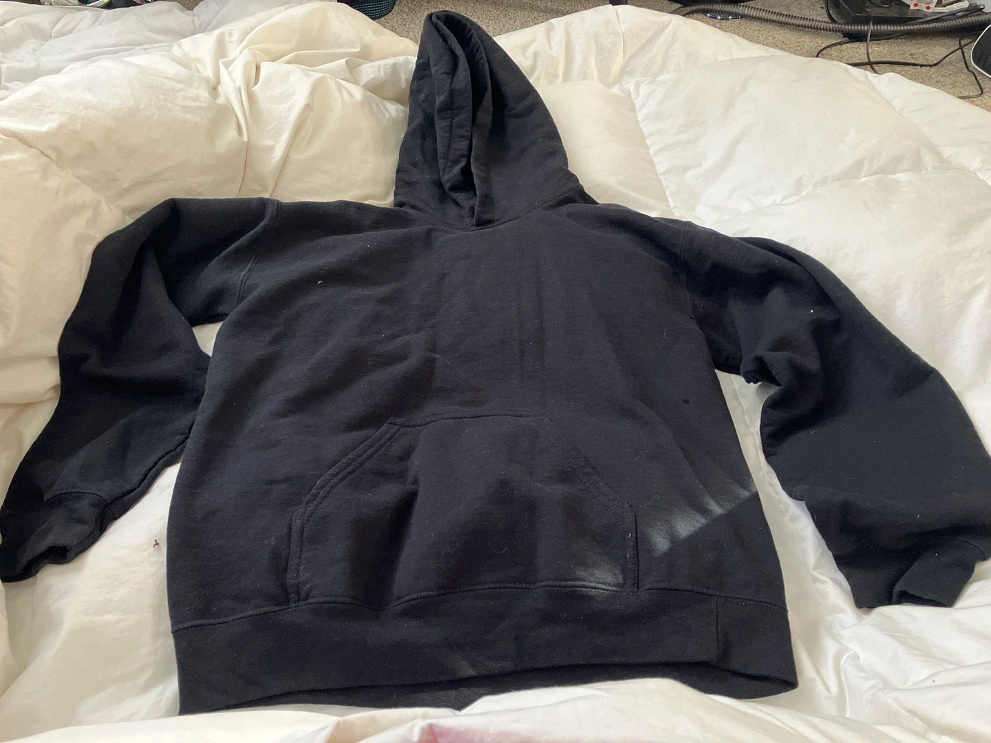 Black Pullover Hoodie