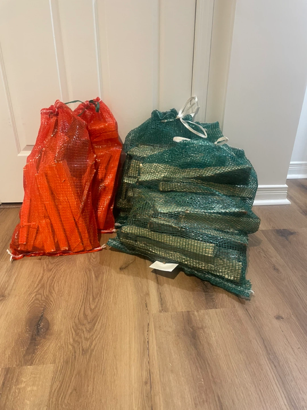 bagged cedar kindling