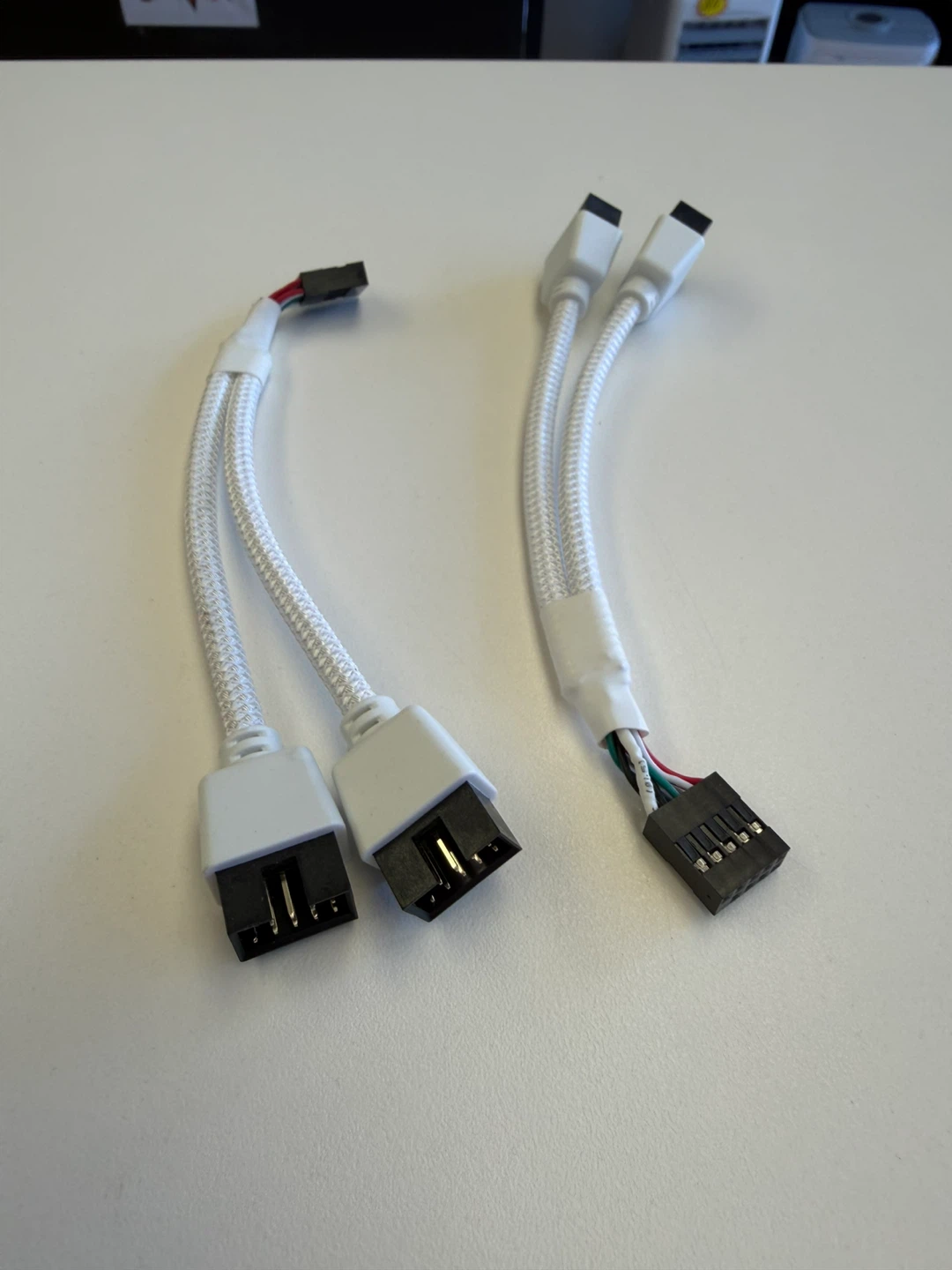 2-Pack USB 2.0 9-Pin to Dual USB 2.0 9-Pin Adapter Cable - photo 2