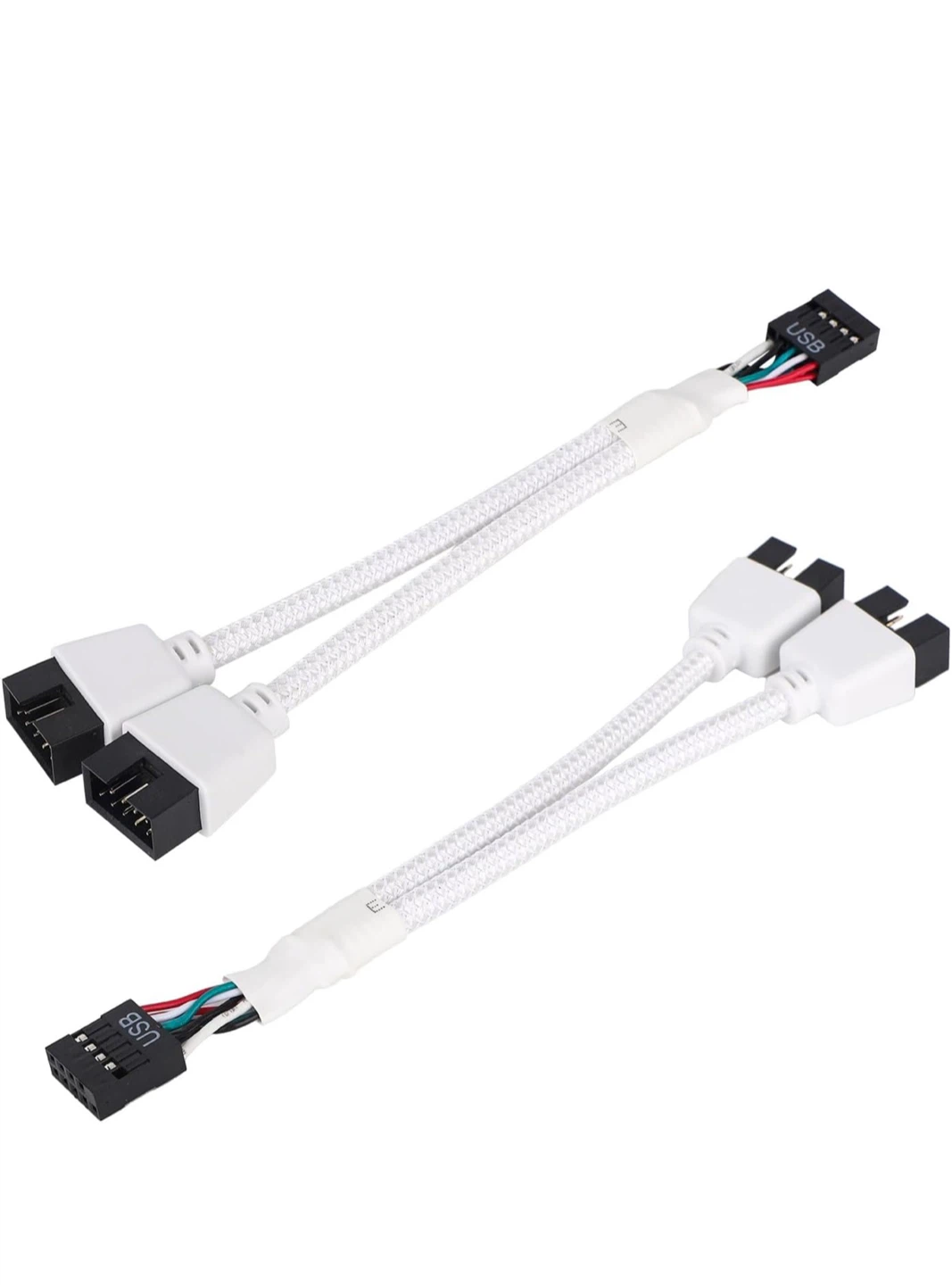 2-Pack USB 2.0 9-Pin to Dual USB 2.0 9-Pin Adapter Cable - photo 5