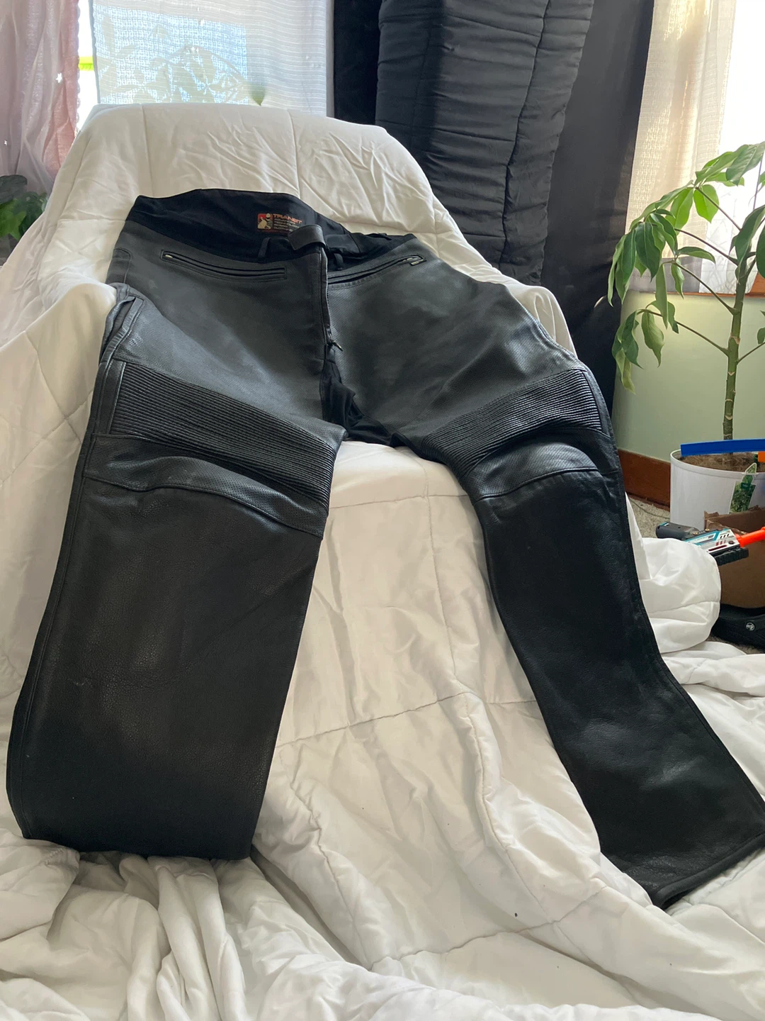 Gore-Tex Leather Motorcycle Pants