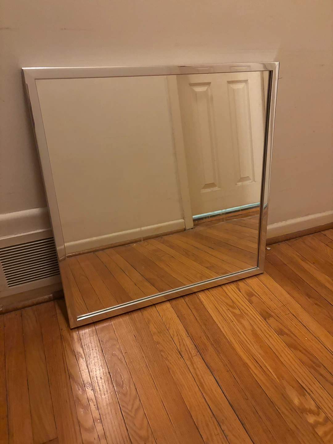 Silver Framed Mirror