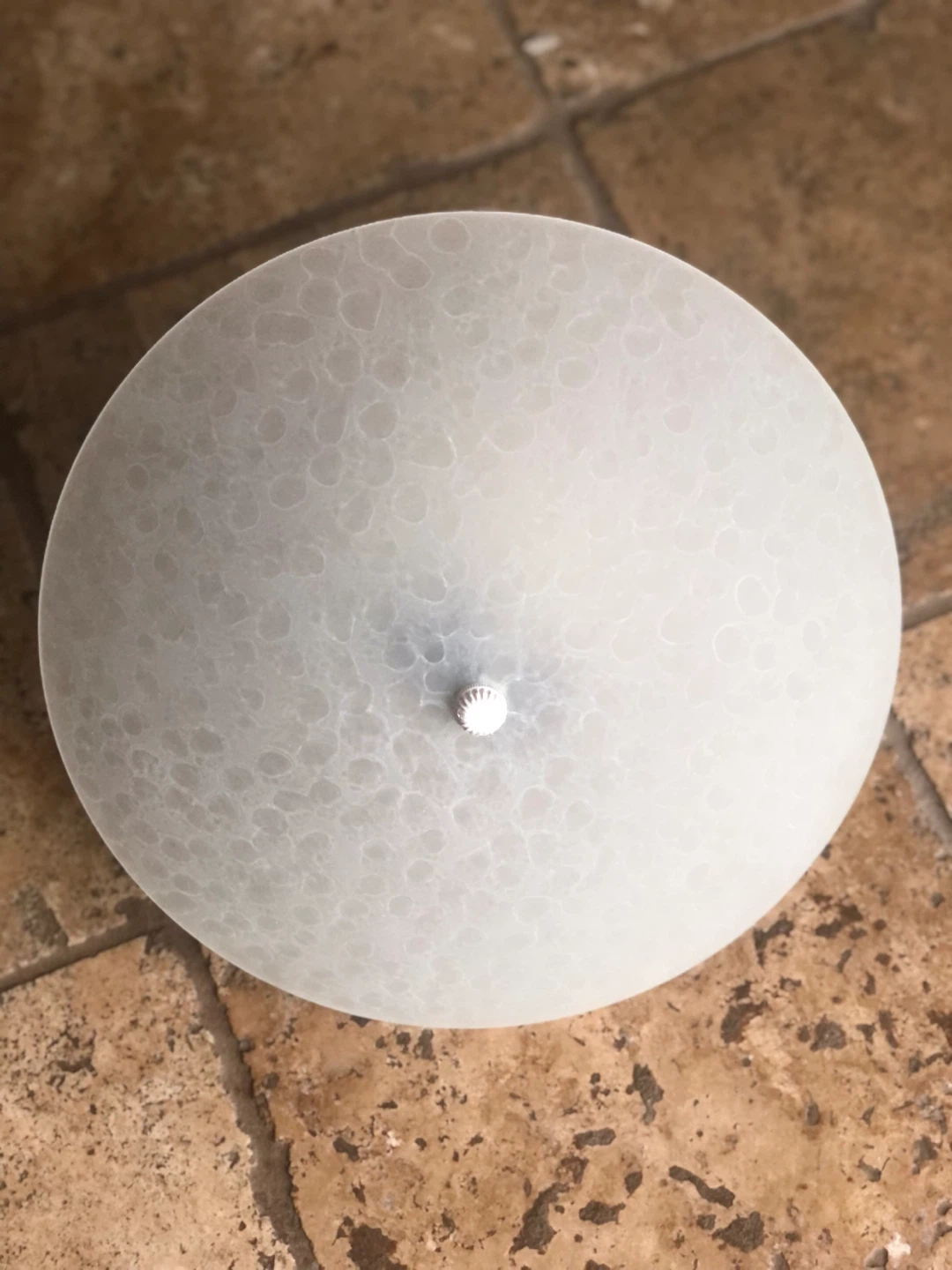 Flush Mount Ceiling Light Fixture with Frosted Glass